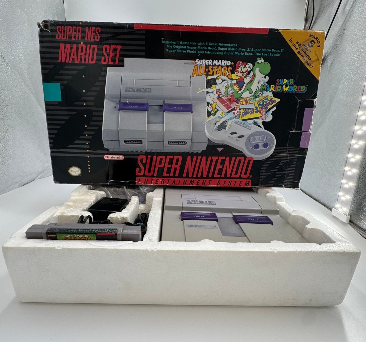 Super Nintendo Super Mario All Stars Set Console