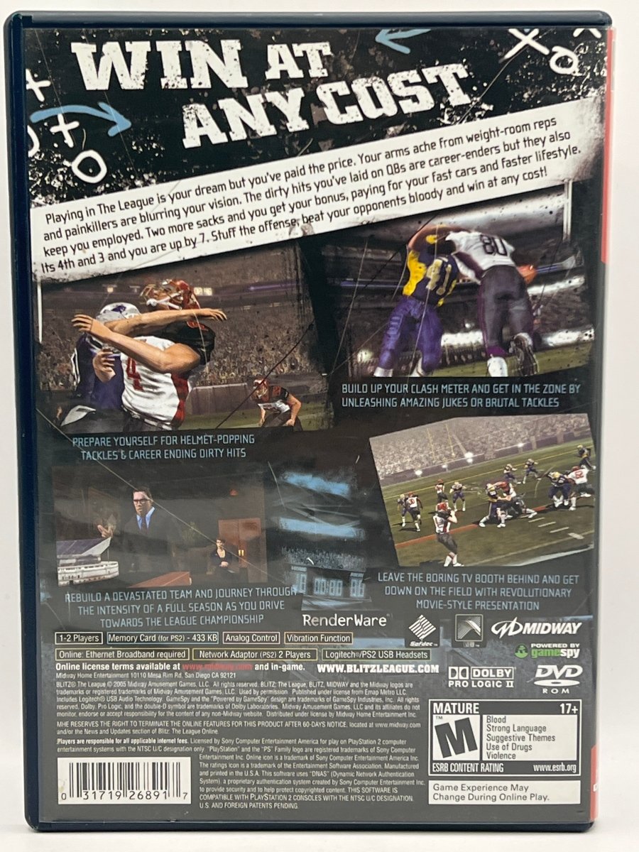 Blitz the League [Greatest Hits] CL01 (CIB) PlayStation 2