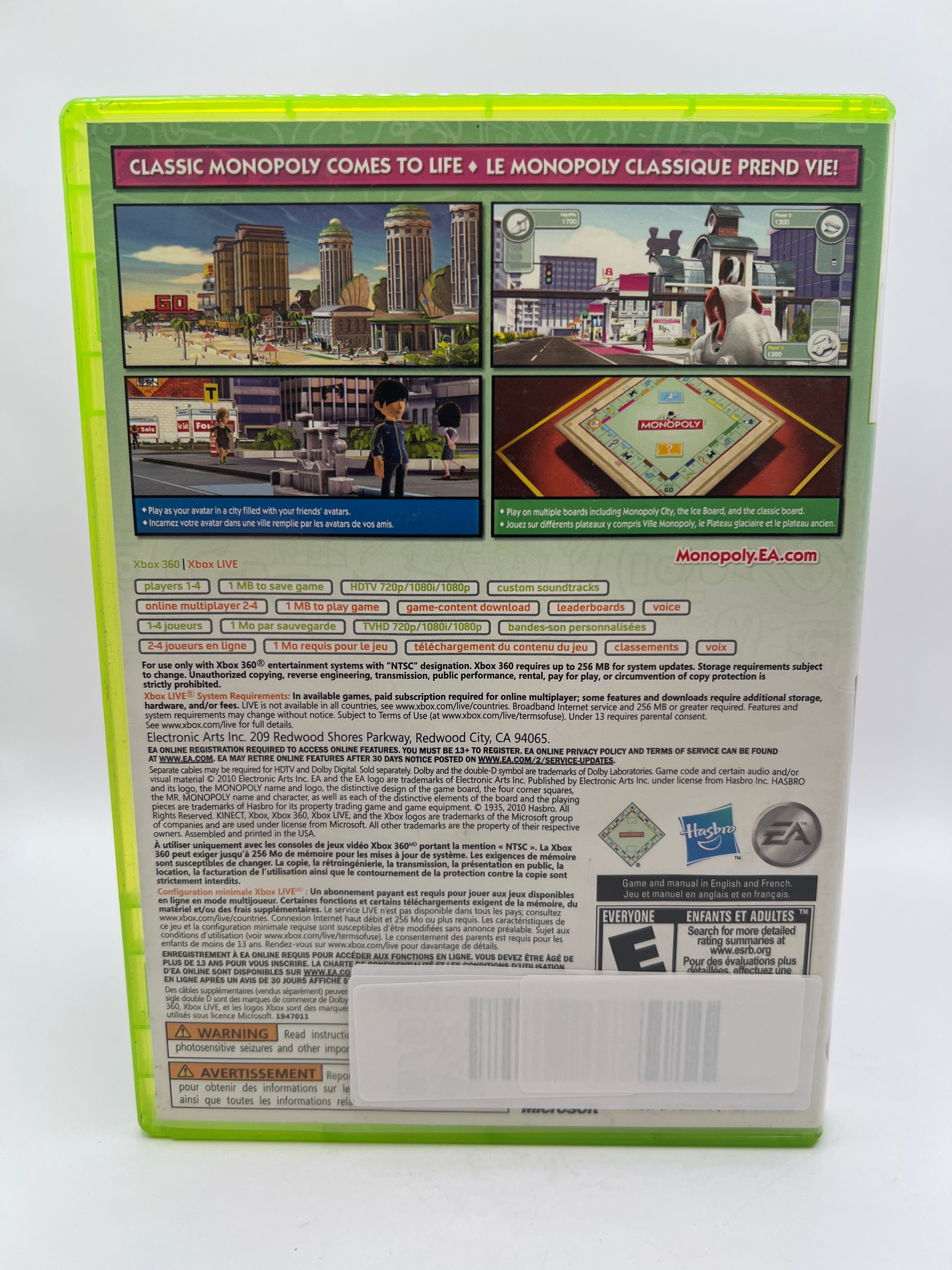 Monopoly Streets CL01 (CIB) Xbox 360