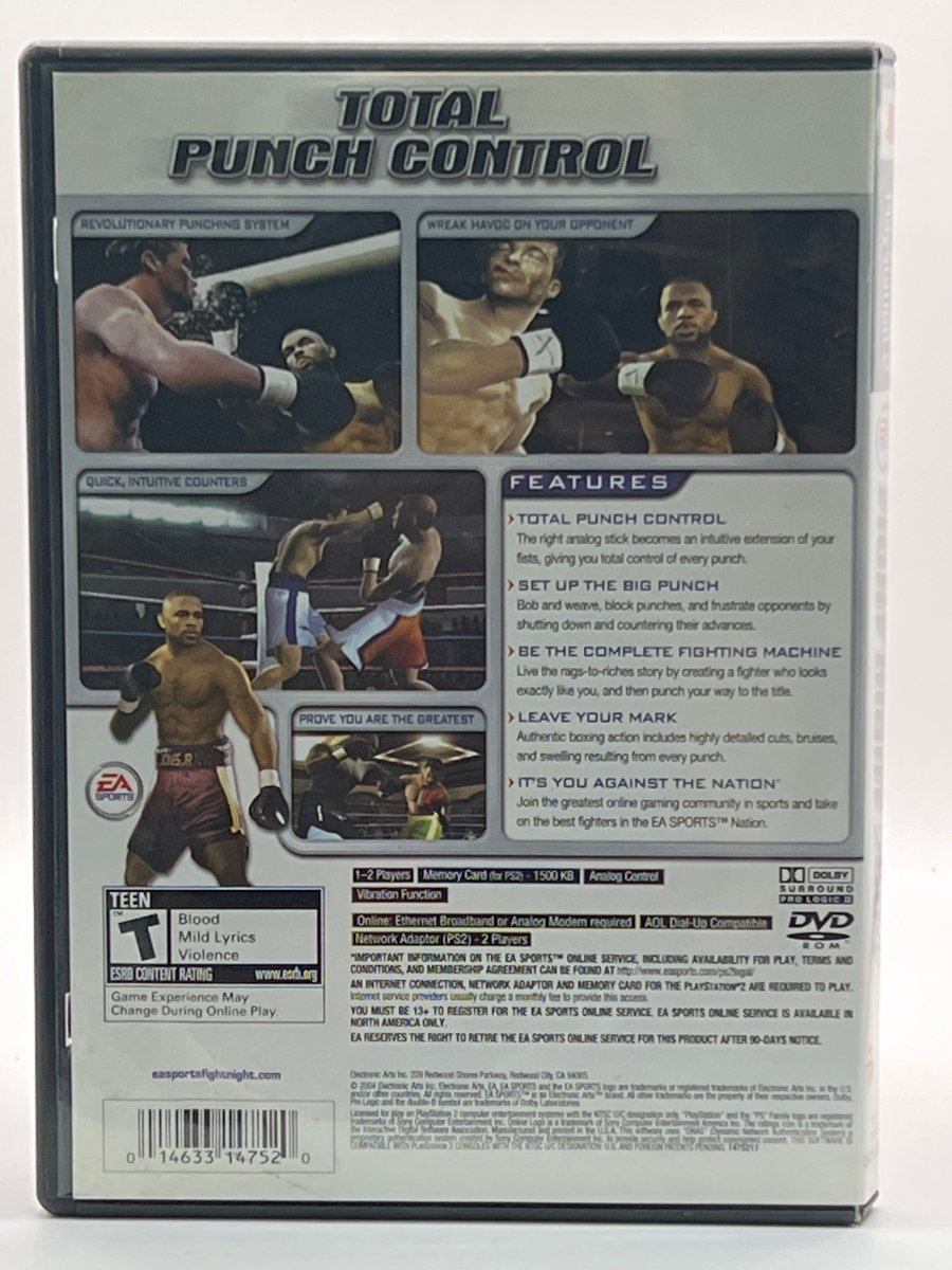 Fight Night 2004 CL02 (CIB) PlayStation 2
