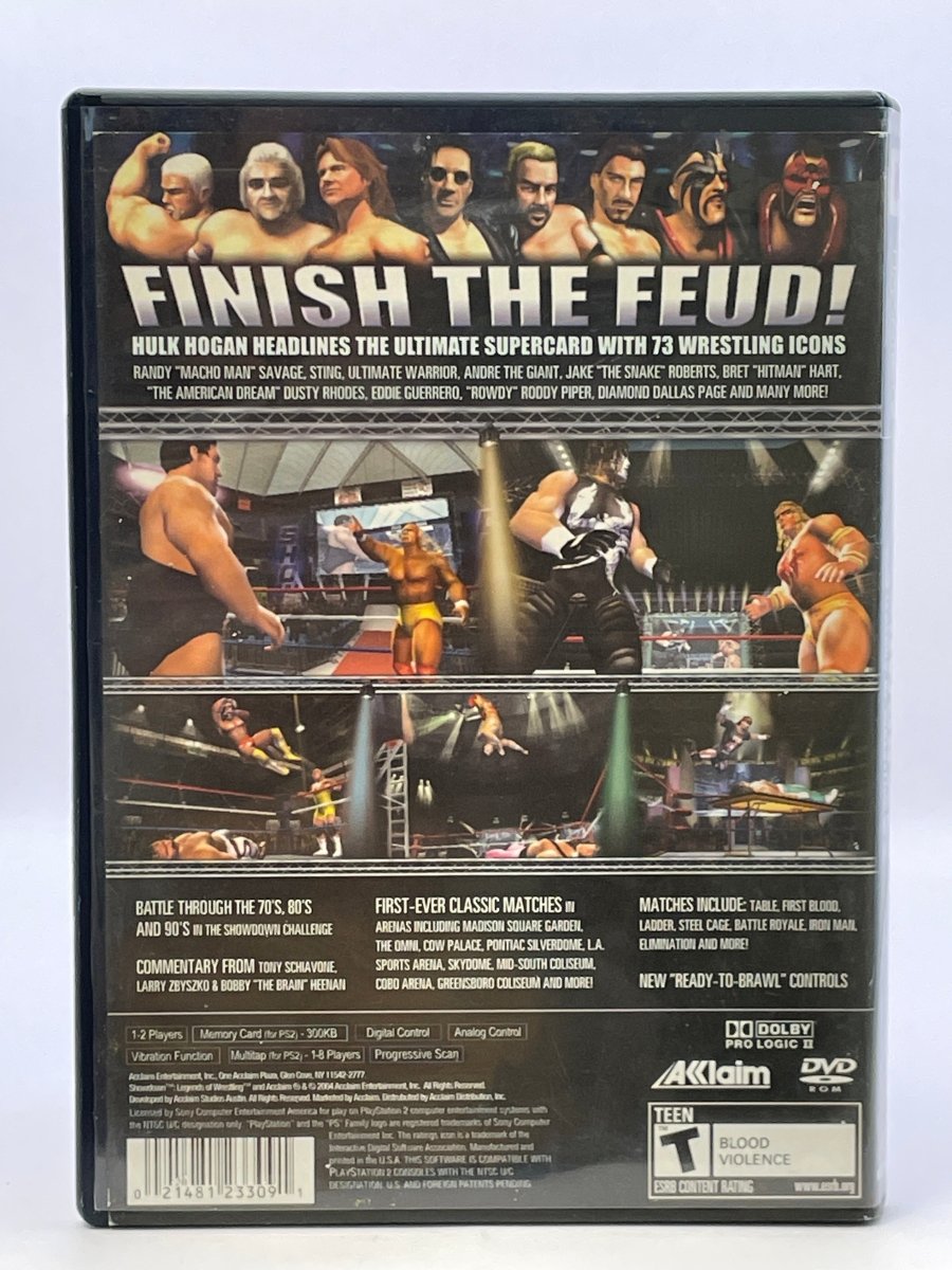 Showdown Legends of Wrestling CL01 (CIB) PlayStation 2
