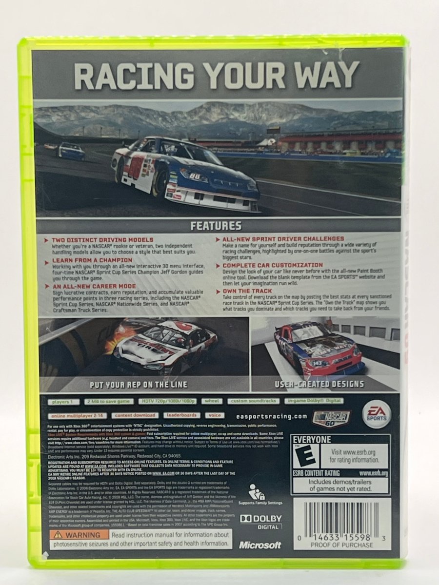 NASCAR 09 CL01 (CIB) Xbox 360