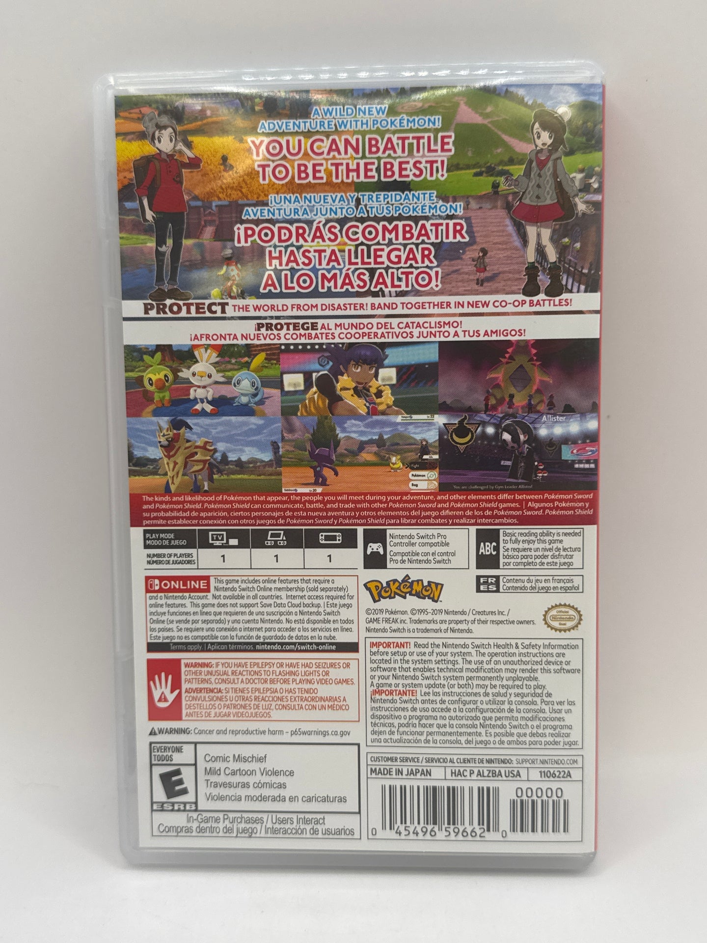 Pokemon Shield CL01 (CIB) Nintendo Switch
