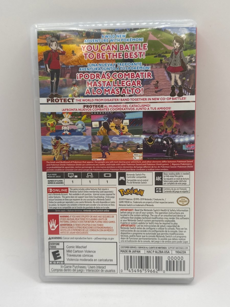 Pokemon Shield CL01 (CIB) Nintendo Switch
