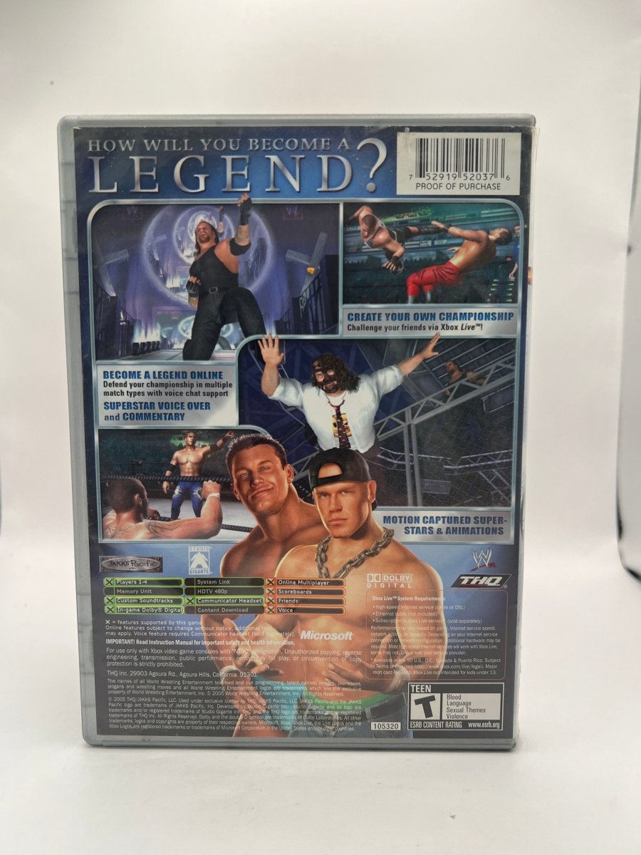 WWE Wrestlemania 21 [Platinum Hits] CL01 (CIB) Original Xbox