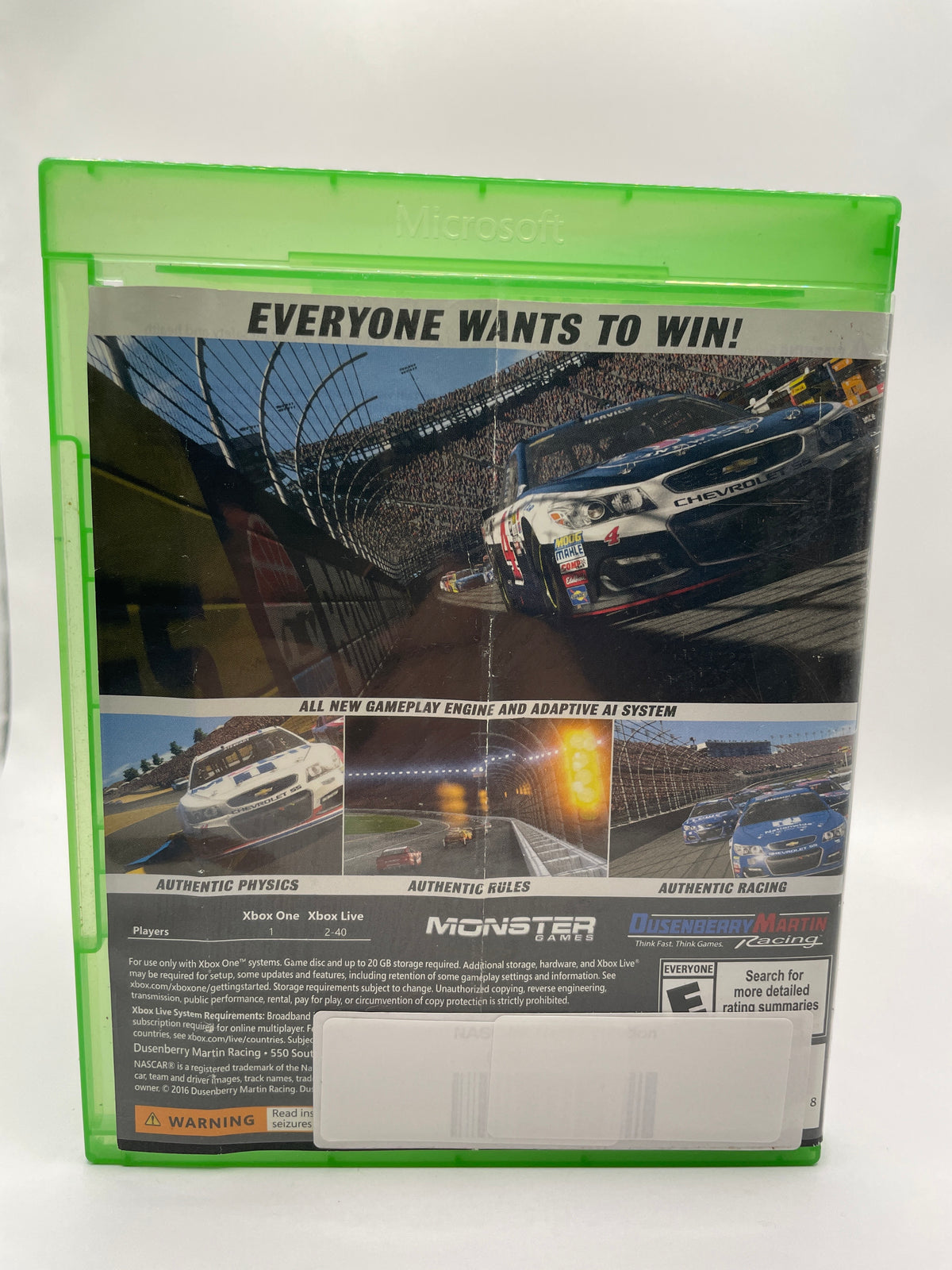 NASCAR Heat Evolution CL01 (CIB) Xbox One