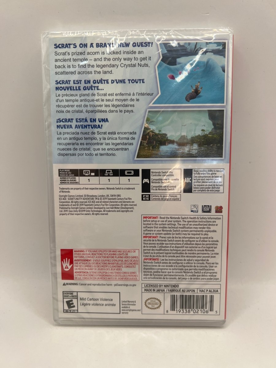 Ice Age: Scrat's Nutty Adventure CL01 (NEW) Nintendo Switch
