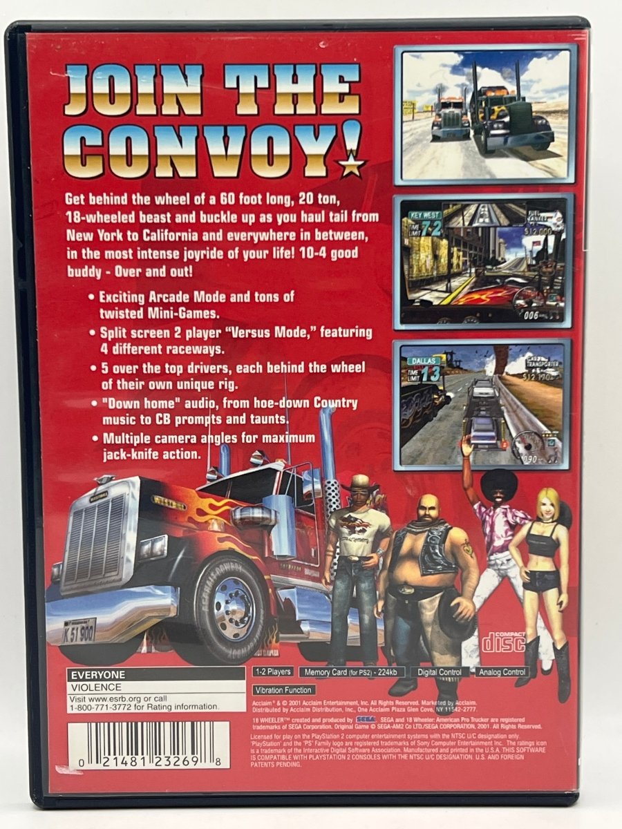 18 Wheeler American Pro Trucker CL01 (CIB) PlayStation 2