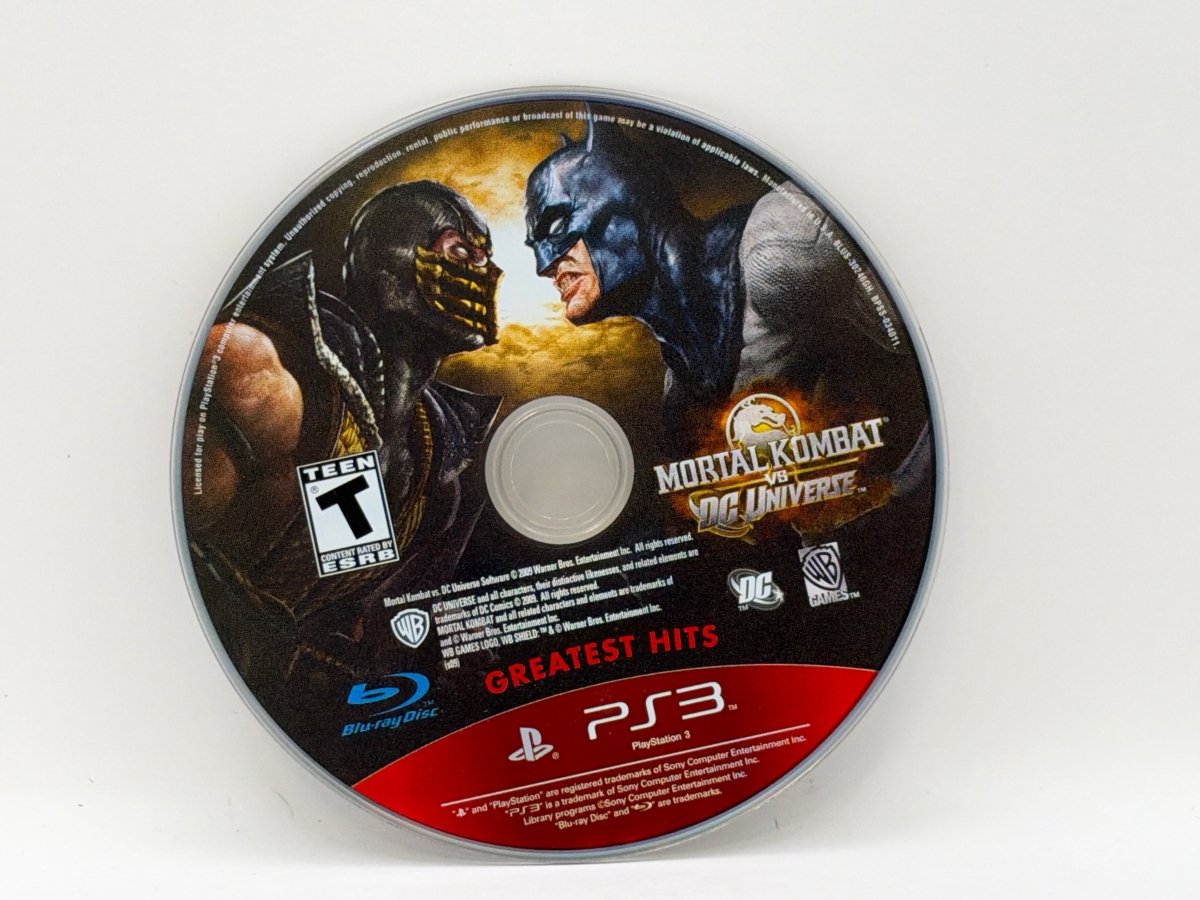 Mortal Kombat vs. DC Universe [Greatest Hits] CL01 (Disc Only) Playstation 3