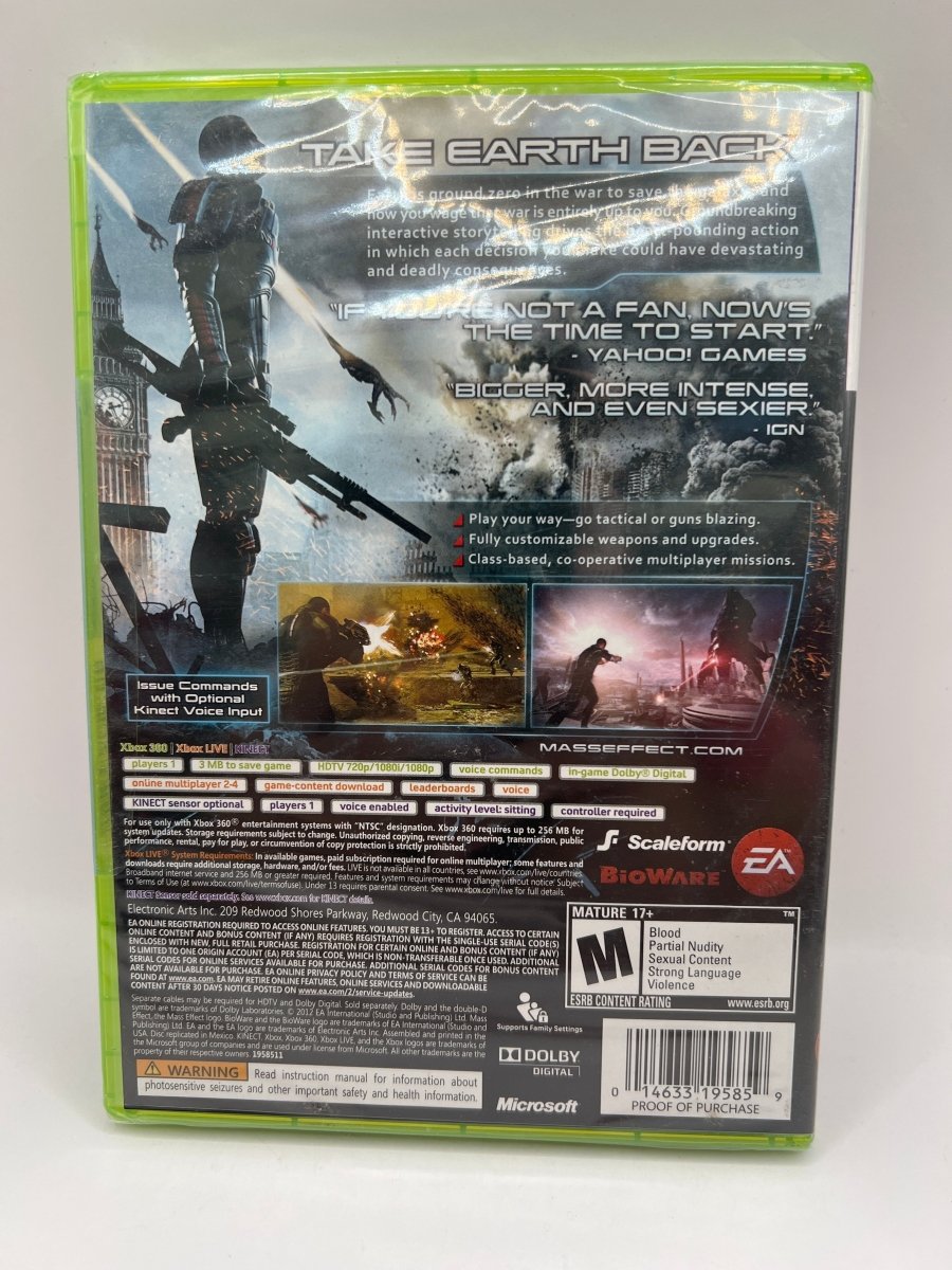 Mass Effect 3 CL01 (NEW) Xbox 360