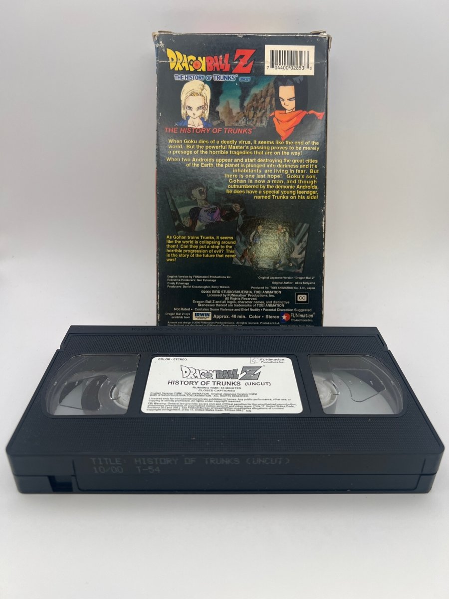 Dragon Ball Z - History Of Trunks (Uncut) (2000) Used VHS