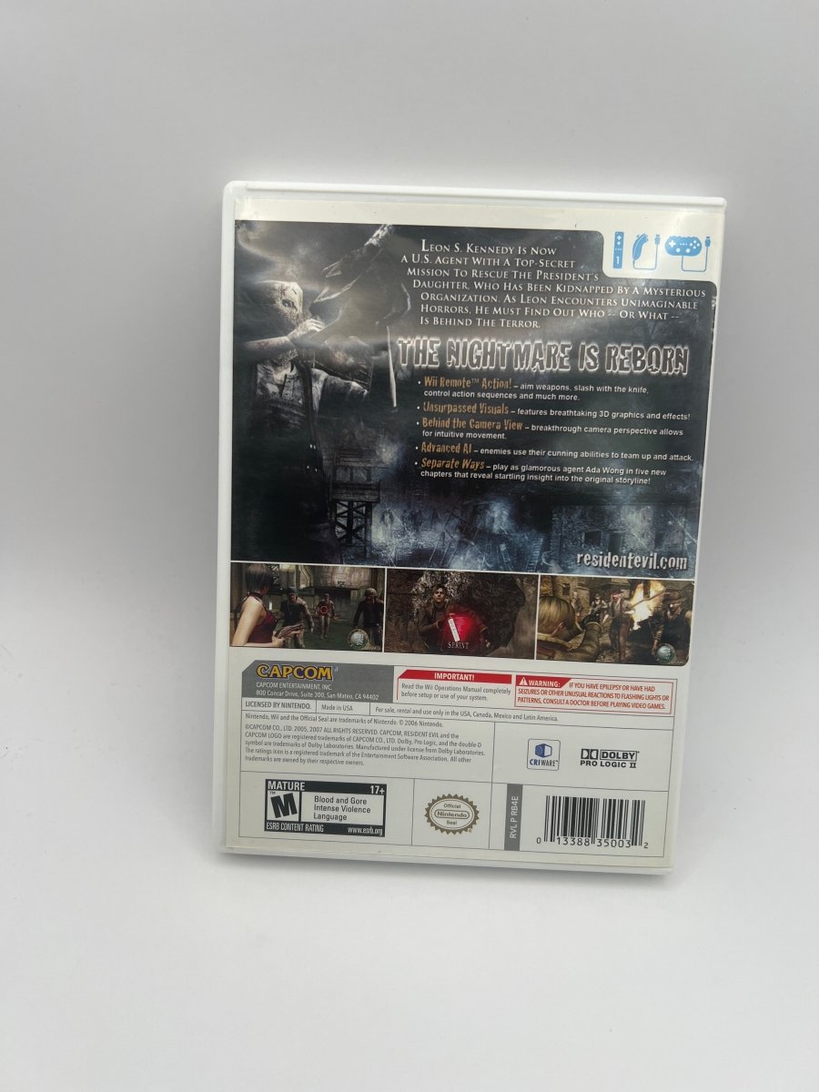 Resident Evil 4 CL01 (CIB) Nintendo Wii