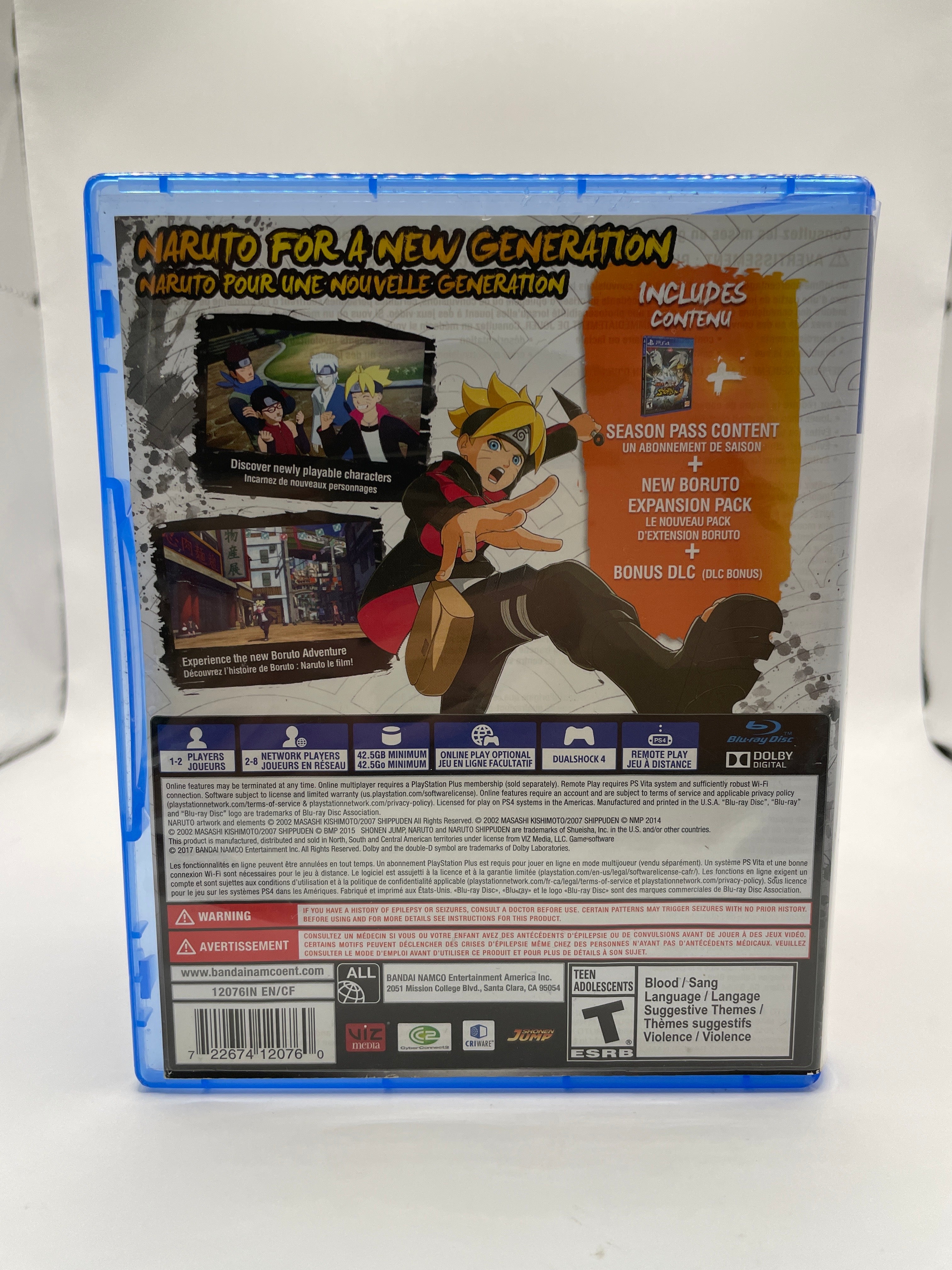 Naruto Shippuden Ultimate Ninja Storm 4 Road to Boruto CL01 (CIB) PlayStation 4