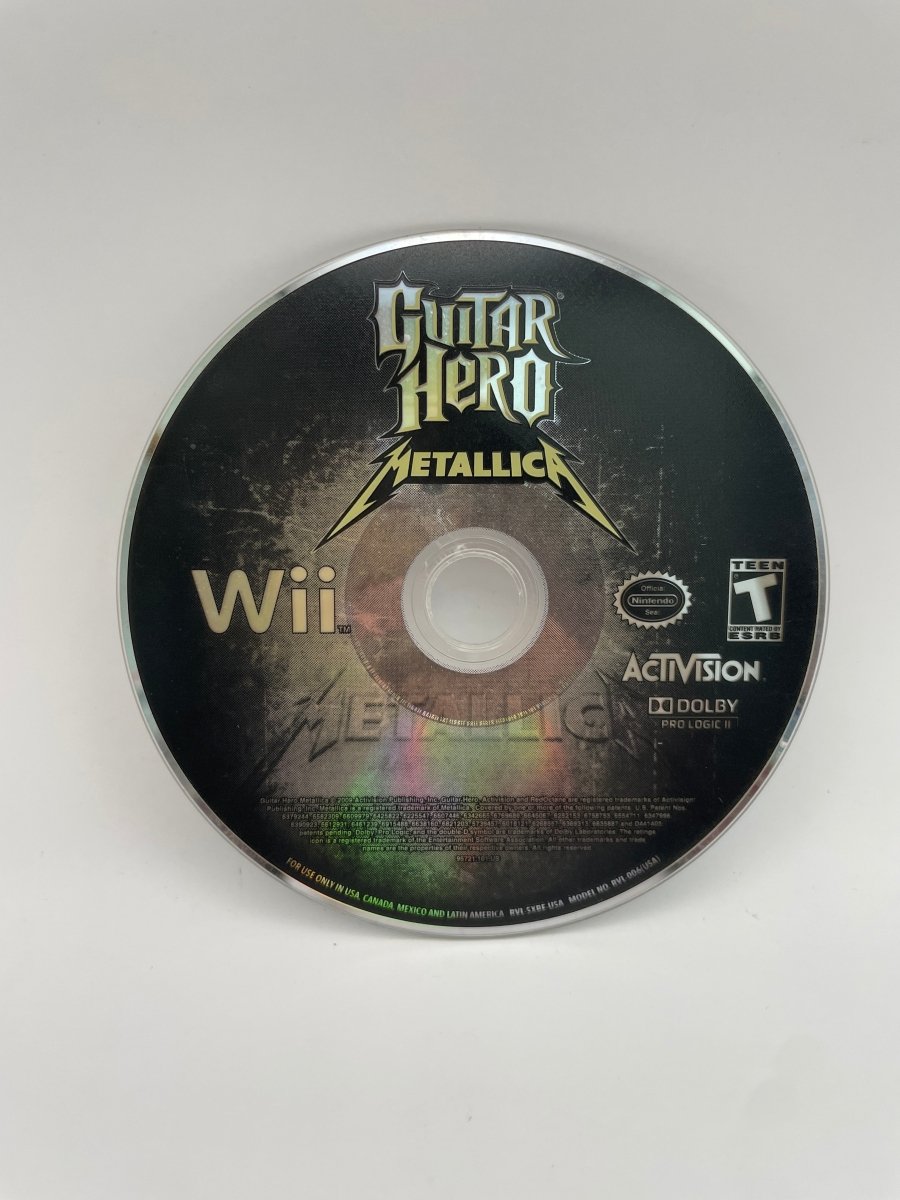 Guitar Hero: Metallica CL01 (Disc Only) Nintendo Wii