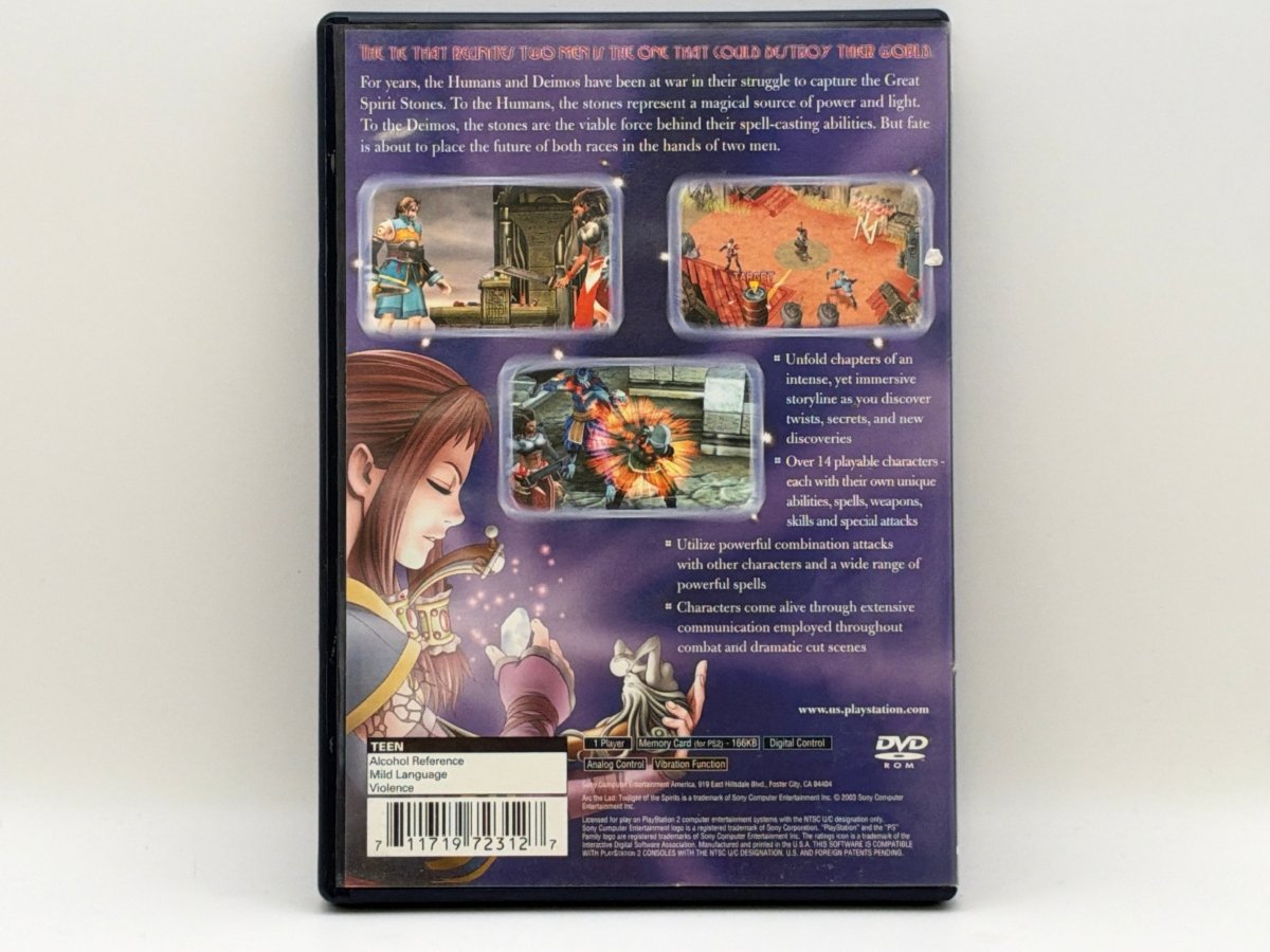 Arc the Lad Twilight of the Spirits CL01 (CIB) PlayStation 2