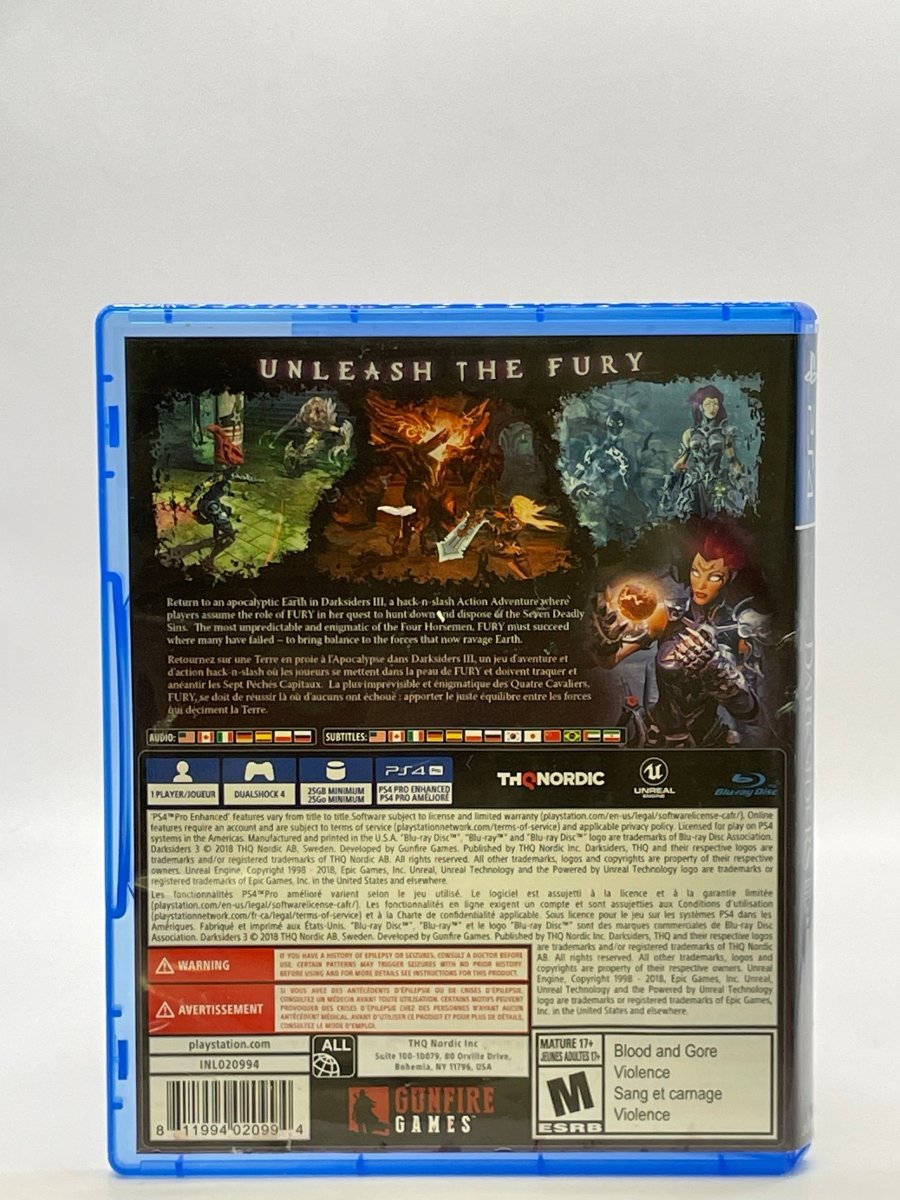 Darksiders III CL01 (CIB) PlayStation 4