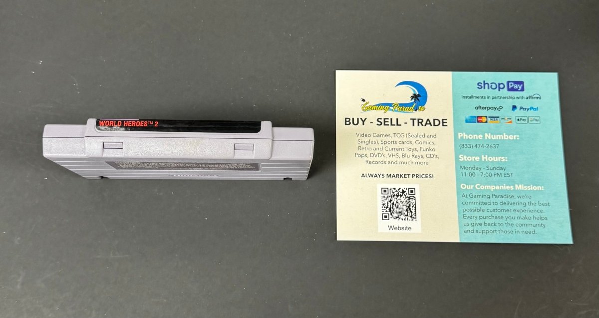 World Heroes 2 Super Nintendo CL 01