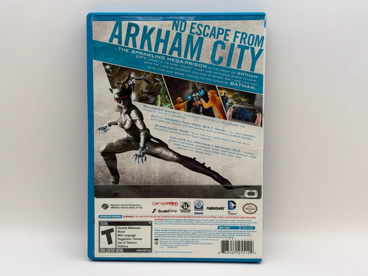 Batman: Arkham City Armored Edition CL02 (CIB) Nintendo Wii U
