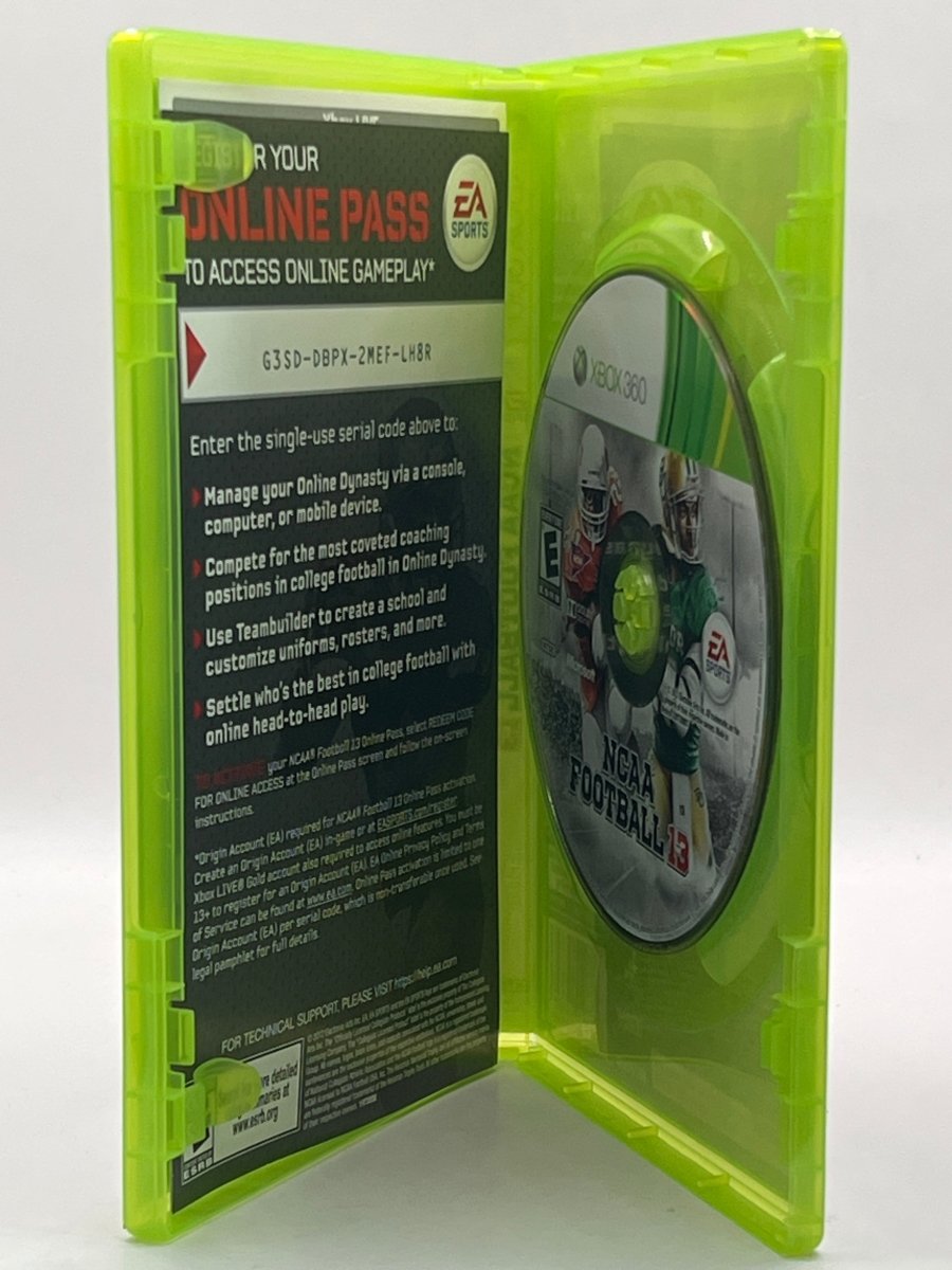 NCAA Football 13 CL01 (CIB) Xbox 360