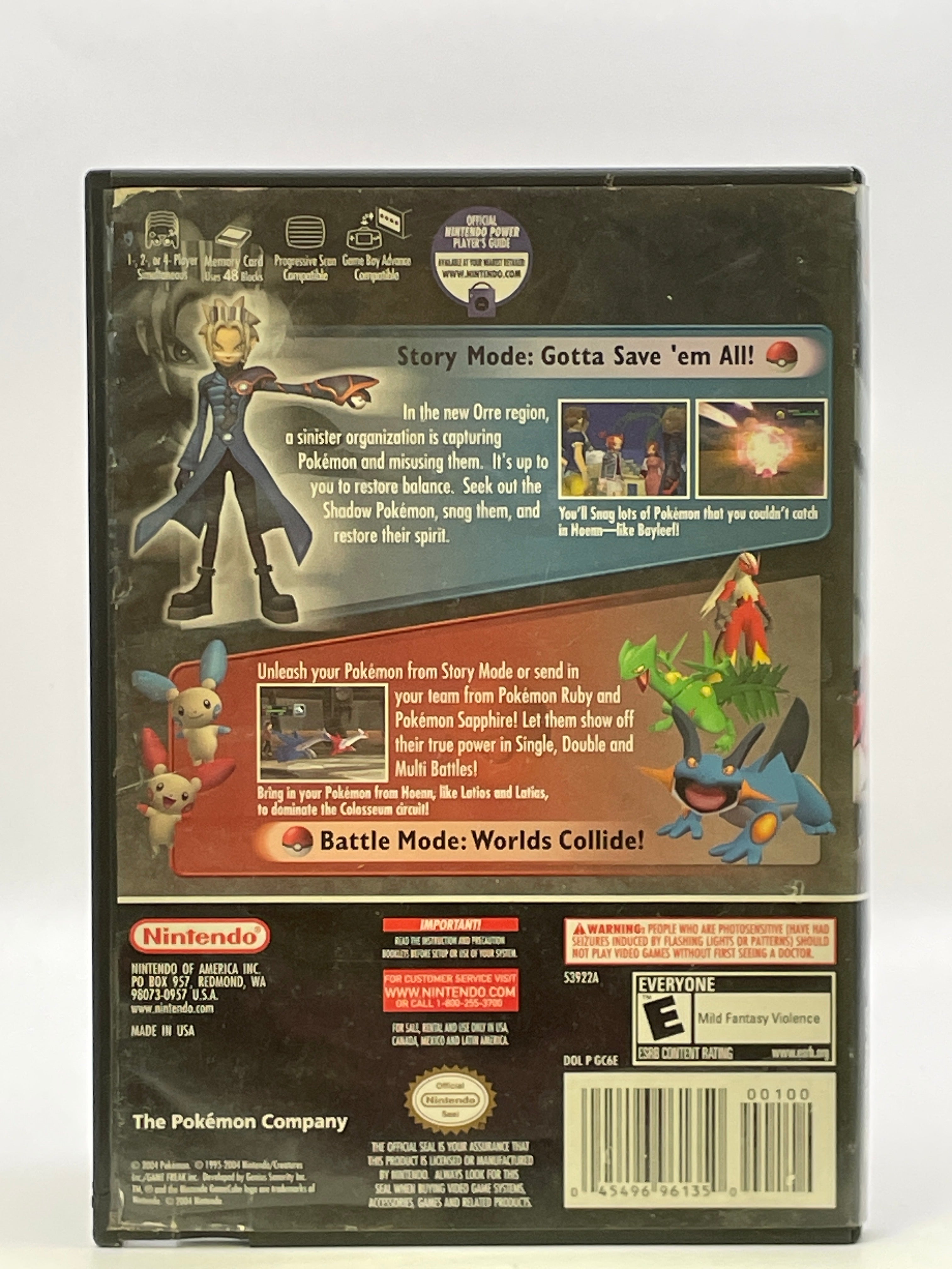Pokemon Colosseum CL01 (Missing Manual) Gamecube
