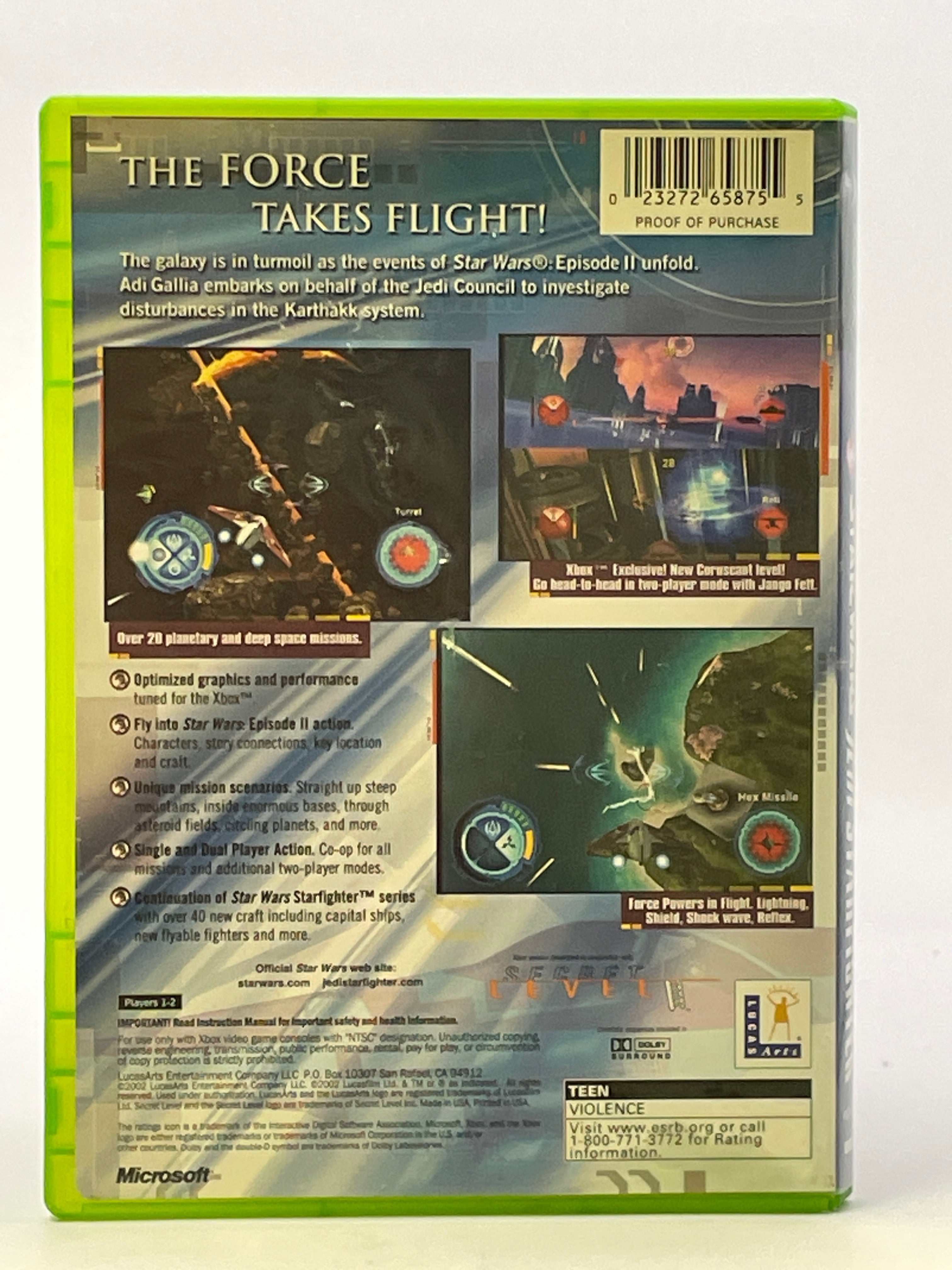 Star Wars Jedi Starfighter CL01 (CIB) Original Xbox