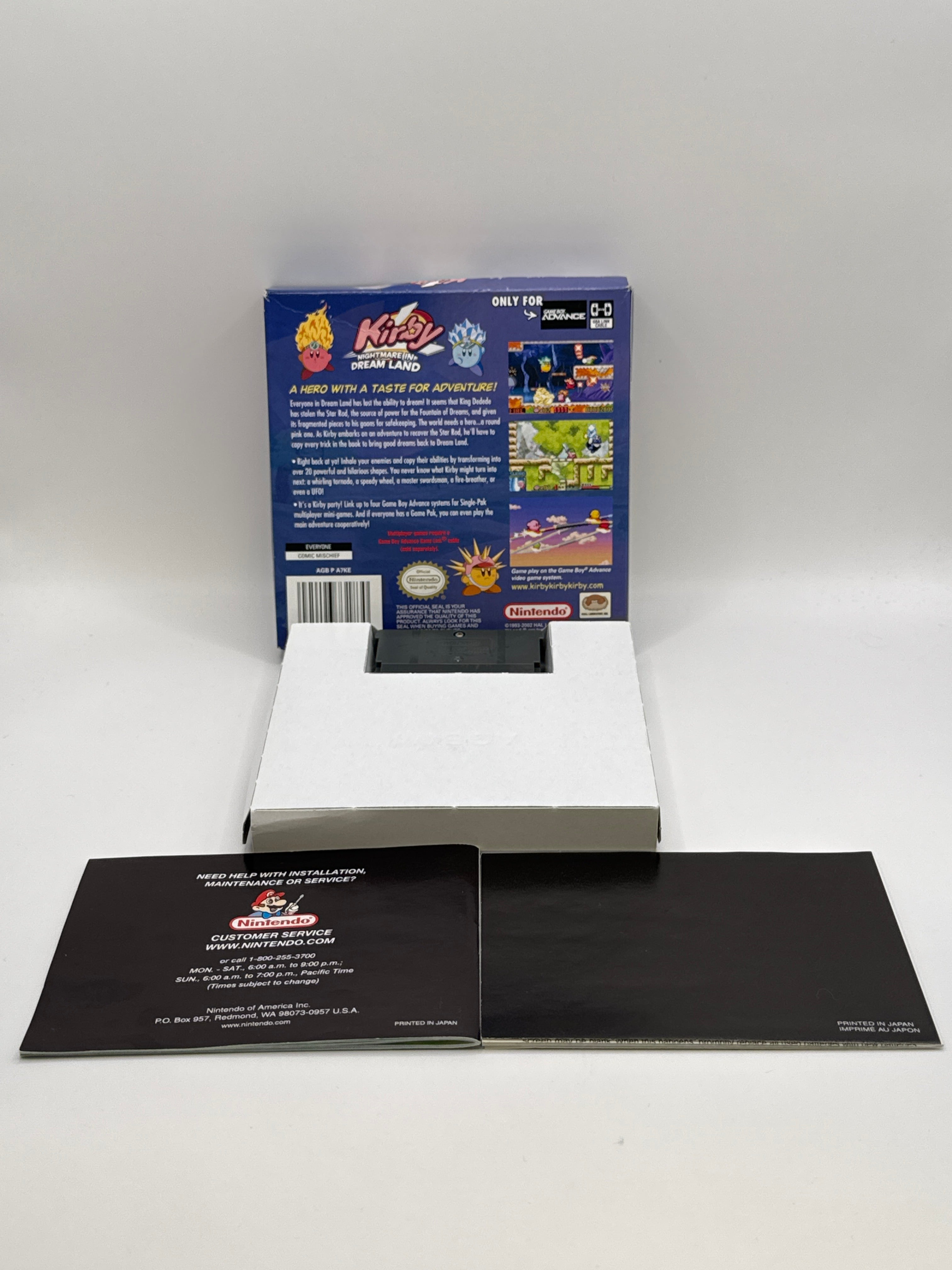 Kirby Nightmare in Dream Land CL01 (CIB) Game Boy Advance