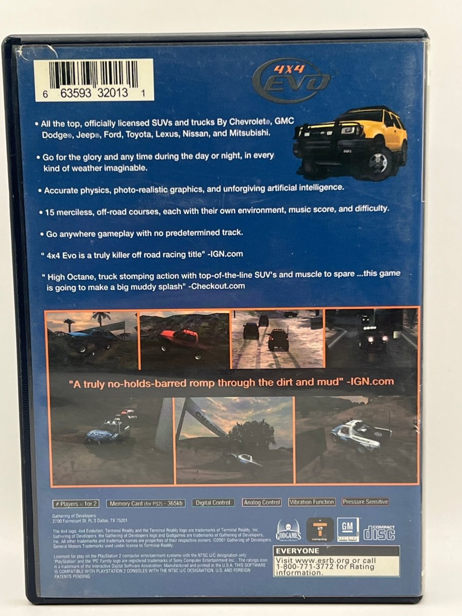 4x4 Evo CL02 (CIB) PlayStation 2