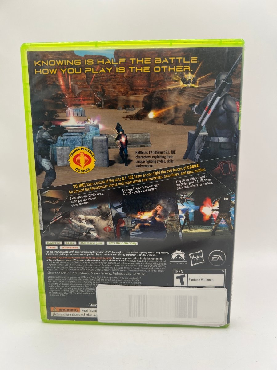 G.I. Joe: The Rise of Cobra CL03 (CIB) Xbox 360