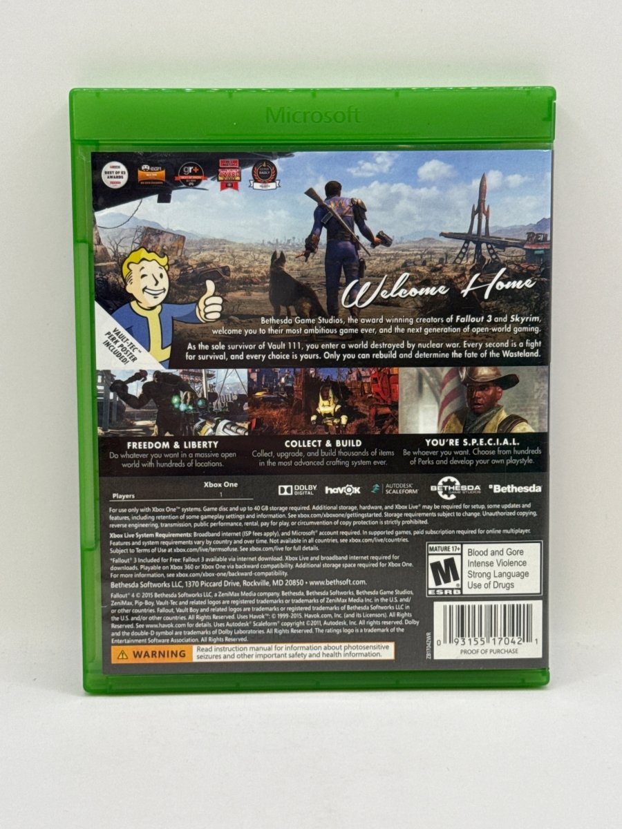 Fallout 4 CL01 (CIB) Xbox One