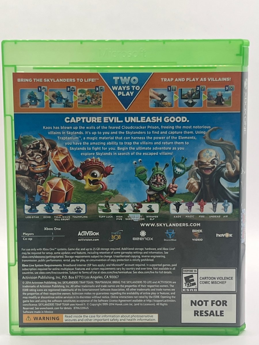 Skylanders Trap Team CL02 (CIB) Xbox One