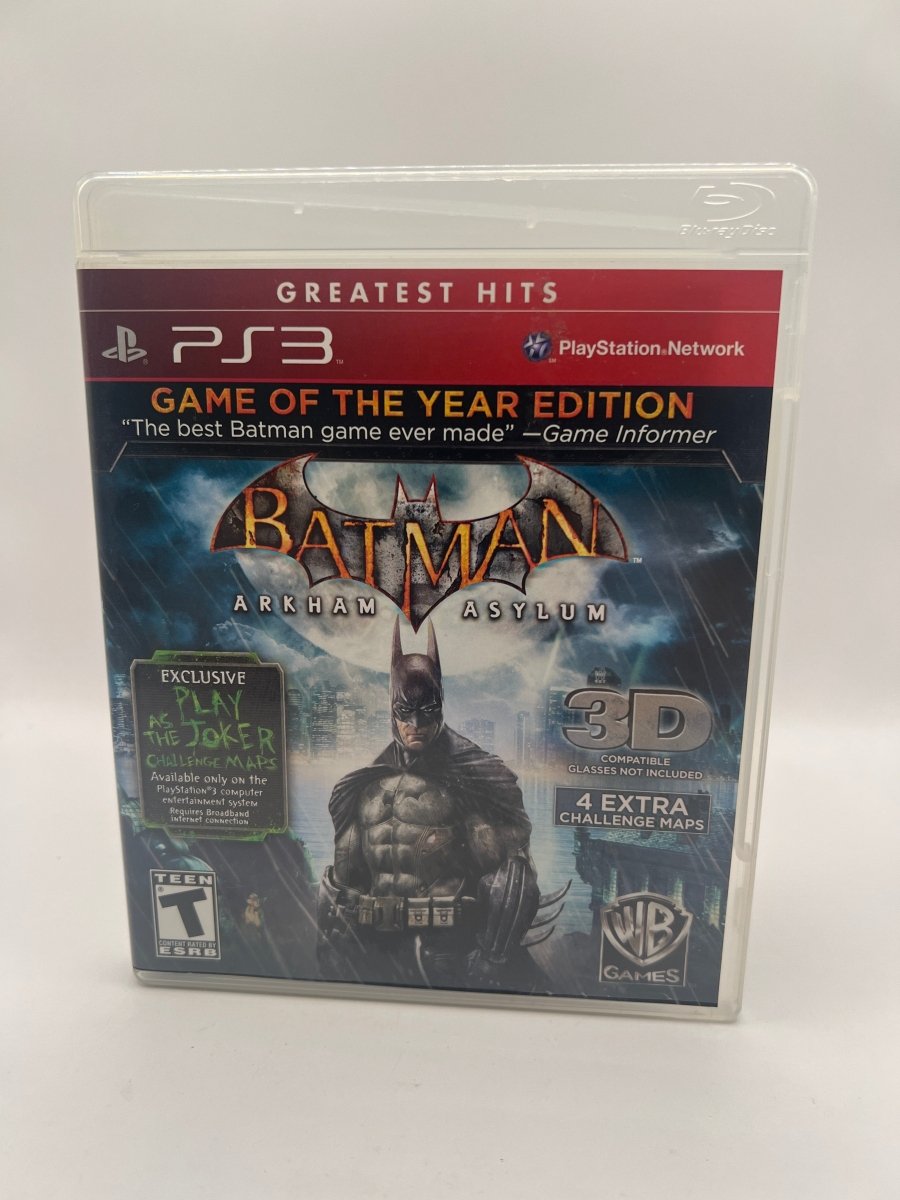 Batman: Arkham Asylum [Game of the Year Edition] CL02 (CIB) Playstation 3