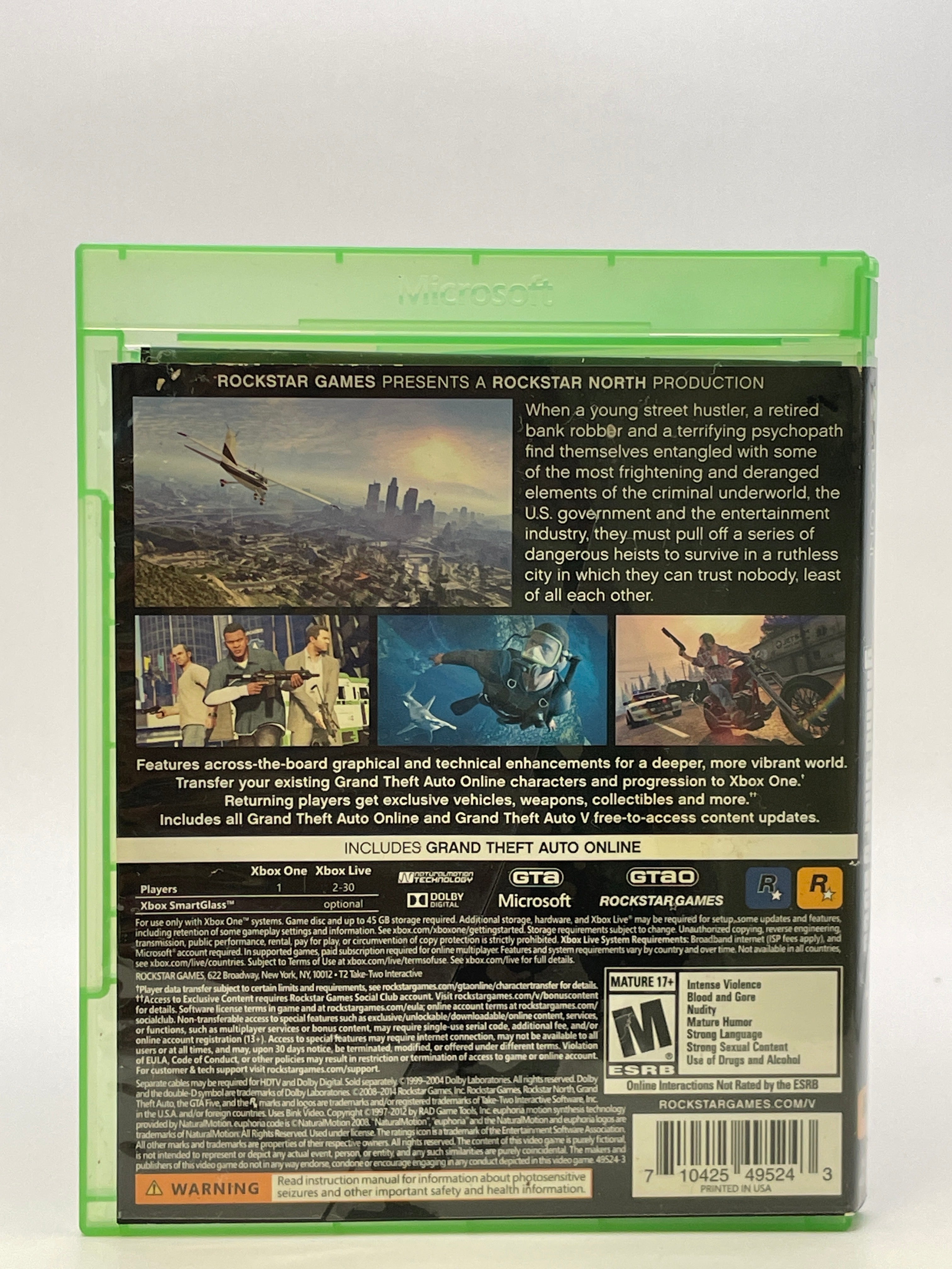 Grand Theft Auto V CL02 (CIB) Xbox One