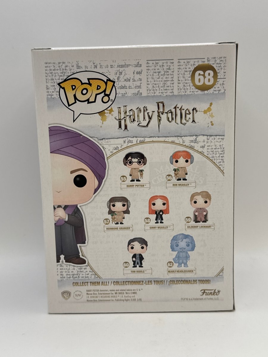 Harry Potter: Professor Quirrell - 2018 Fall Convention Exclusive #68 Funko Pop