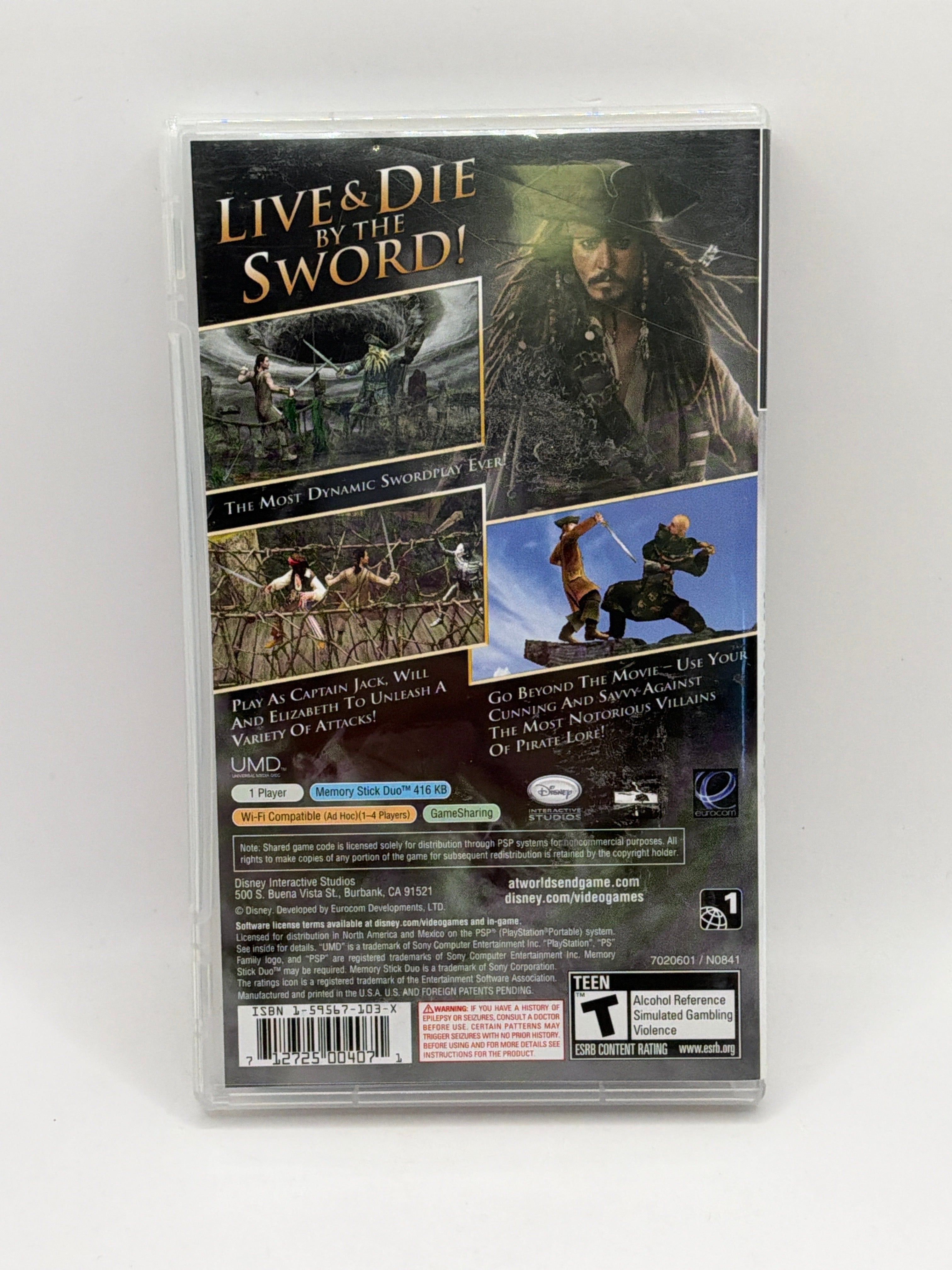 Pirates of the Caribbean At World's End CL01 (CIB) PSP