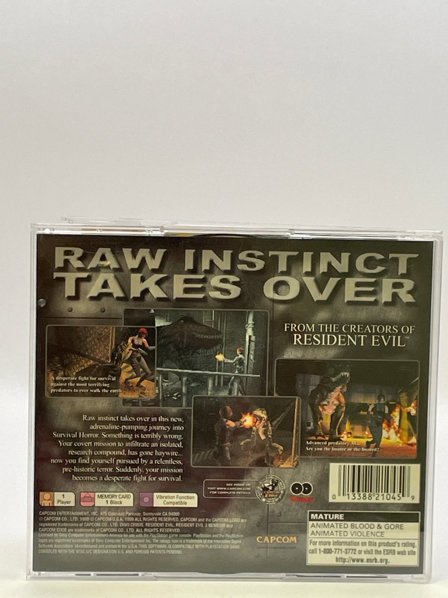 Dino Crisis [2 Disc Edition] CL01 (CIB) Playstation One