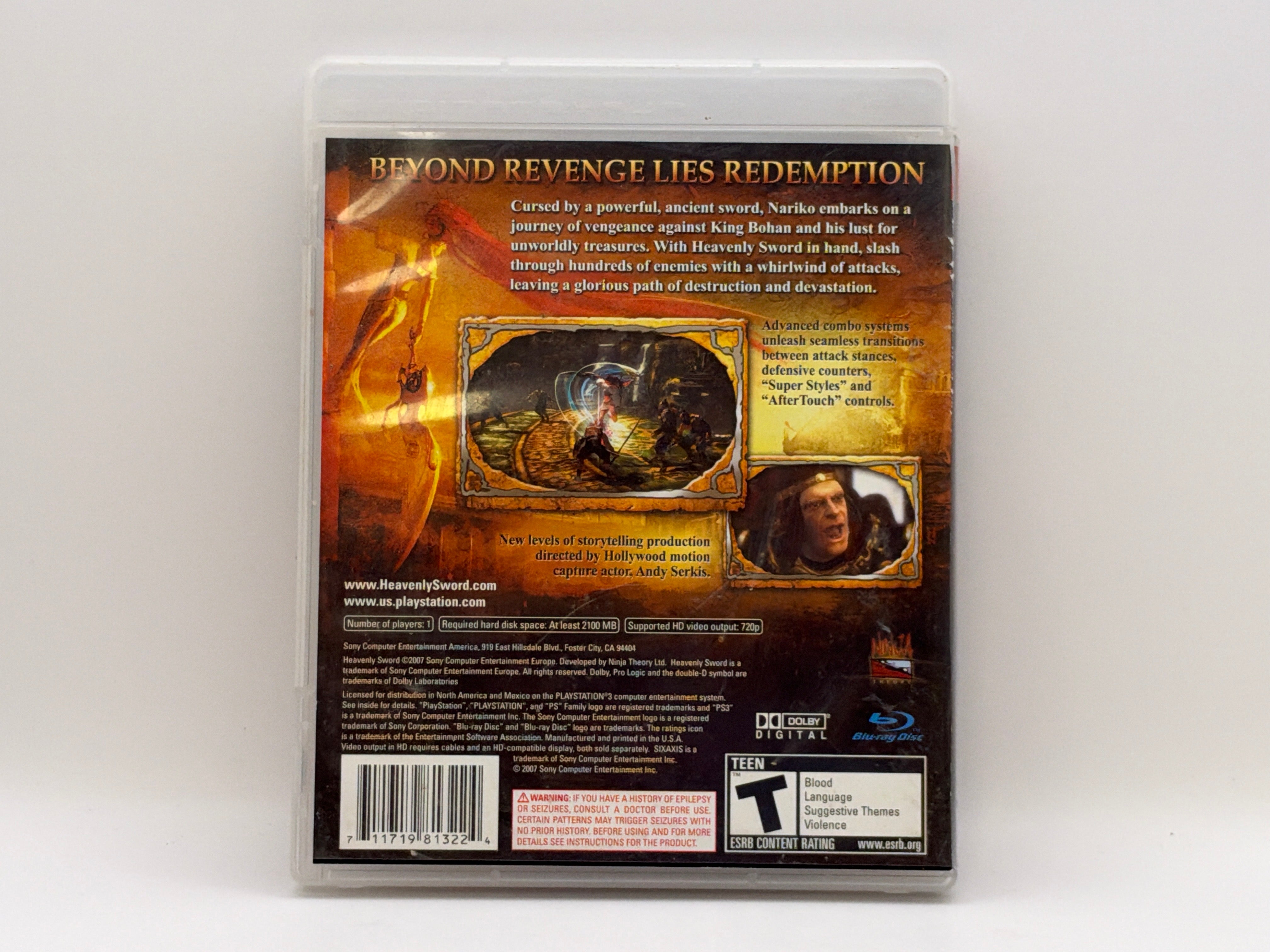Heavenly Sword CL01 (Missing Manual) Playstation 3