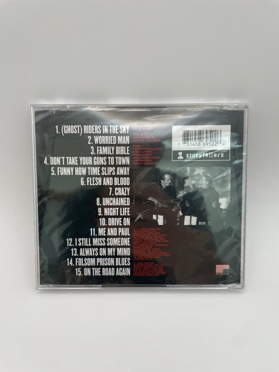 Johnny Cash / Willie Nelson - VH1 Storytellers (1998) (NEW) CD