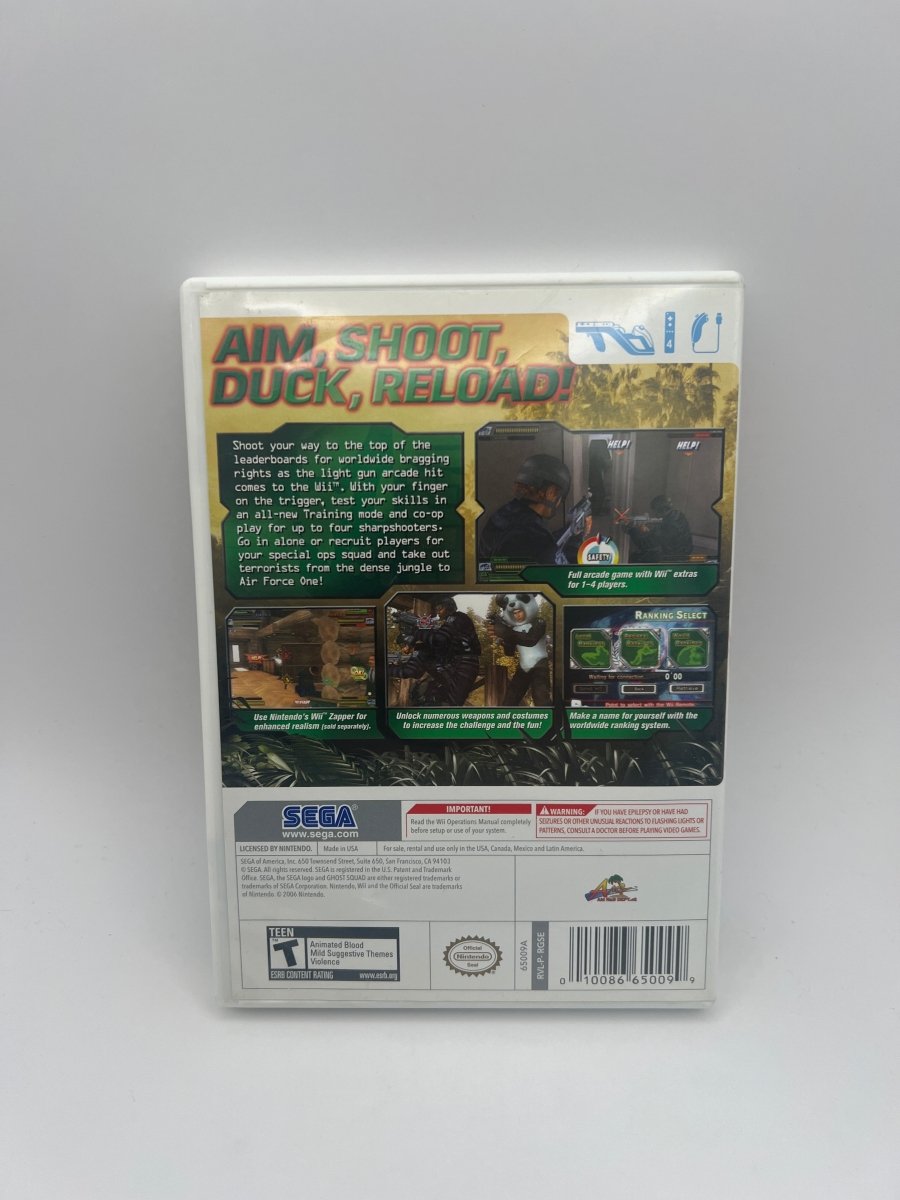 Ghost Squad CL02 (CIB) Nintendo Wii
