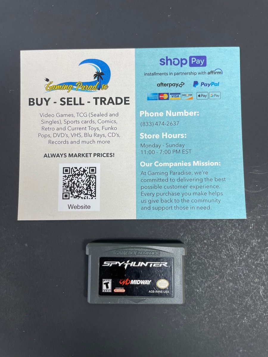Spy Hunter Gameboy Advance CL 01