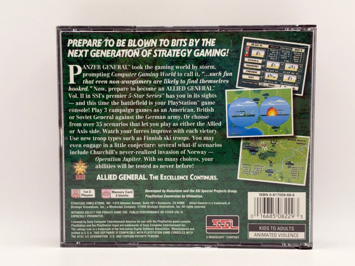 Allied General CL01 (CIB) Playstation One