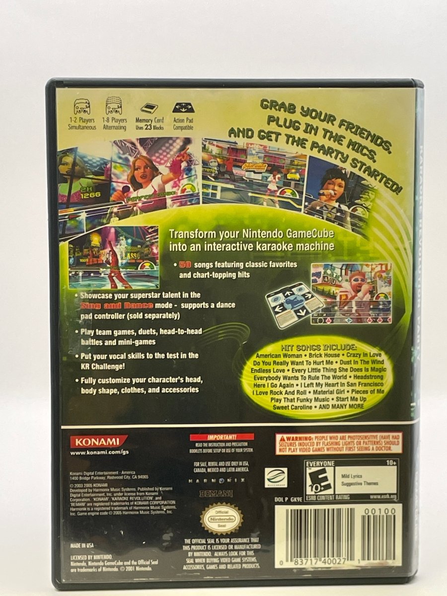 Karaoke Revolution Party CL02 (CIB) Gamecube