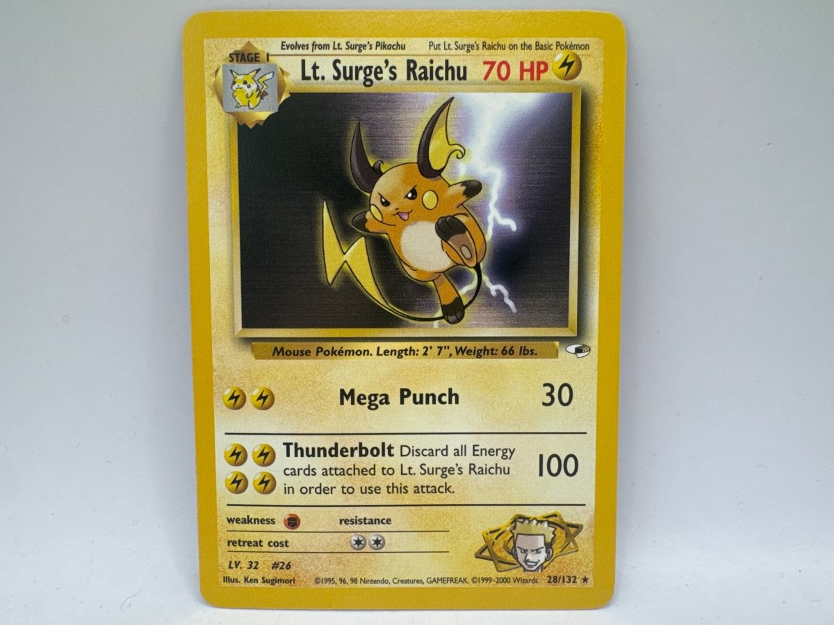 Lt. Surge’s Raichu 028/132 (MP) CL01 Pokemon