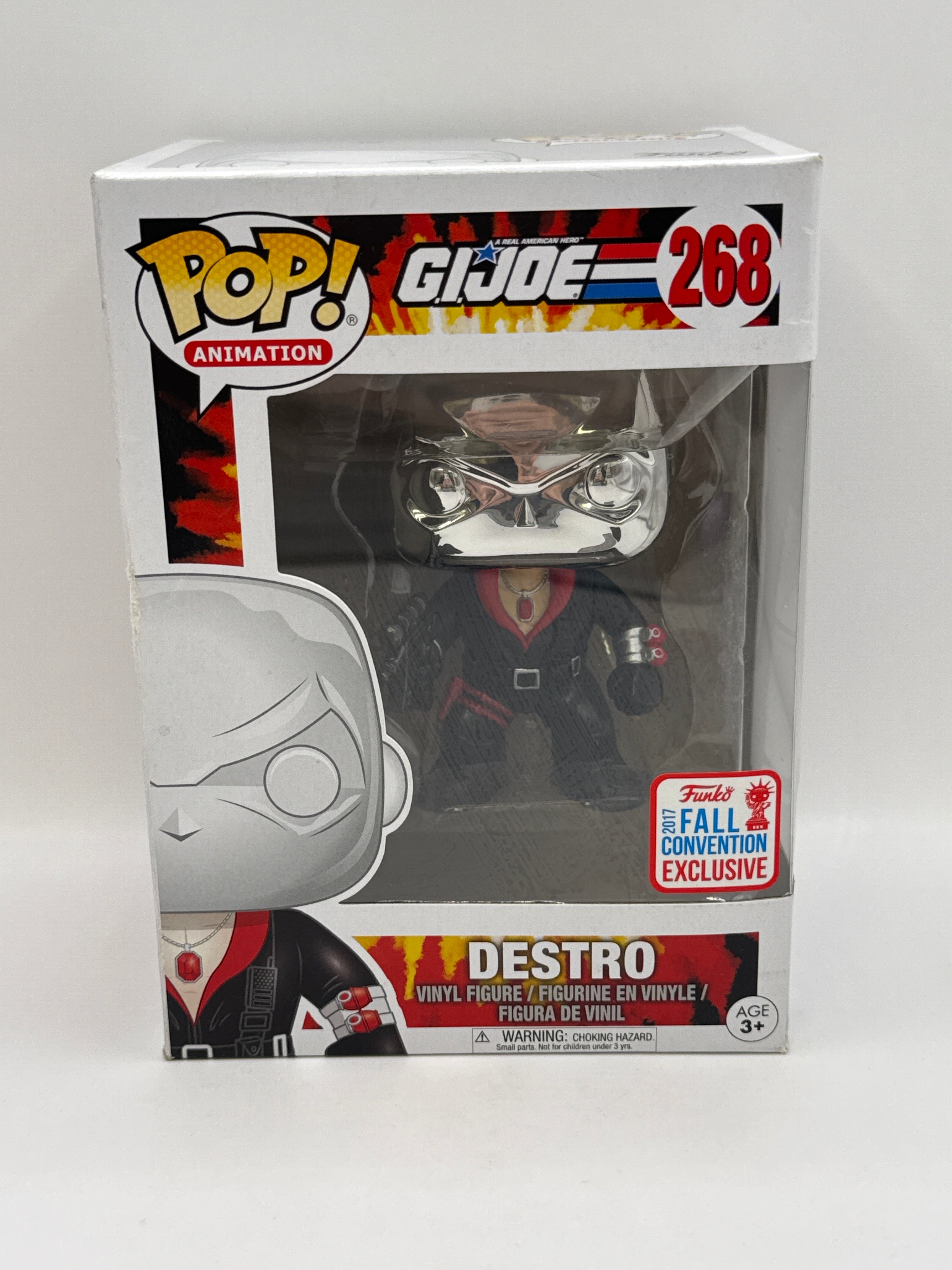 G.I. Joe: Destro - 2017 Fall Convention Exclusive  #268 Funko Pop