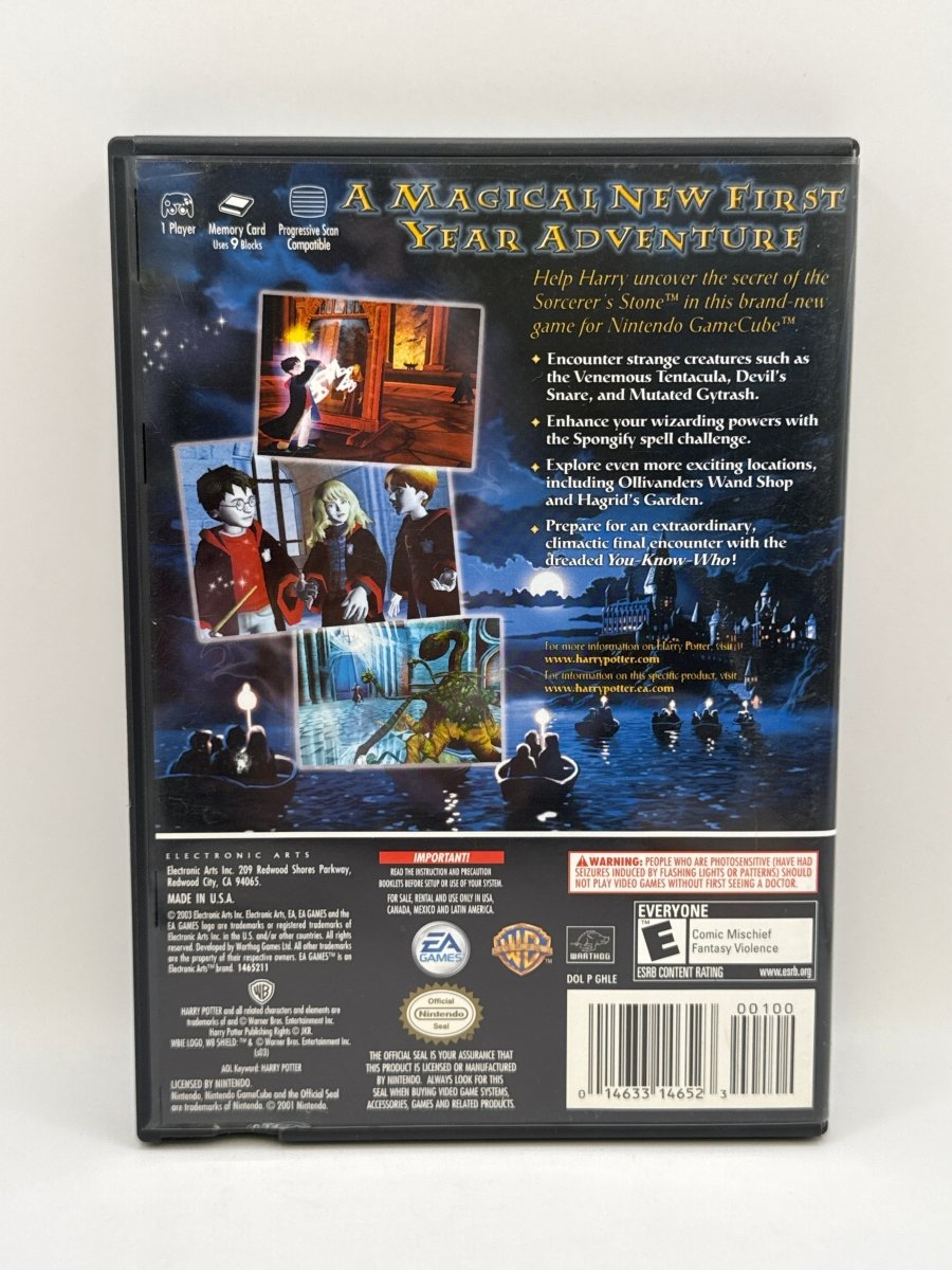 Harry Potter Sorcerer’s Stone CL01 (Missing Manual) Nintendo GameCube