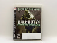 Call of Duty 4 Modern Warfare [Game of the Year] CL03 (CIB) Playstation 3