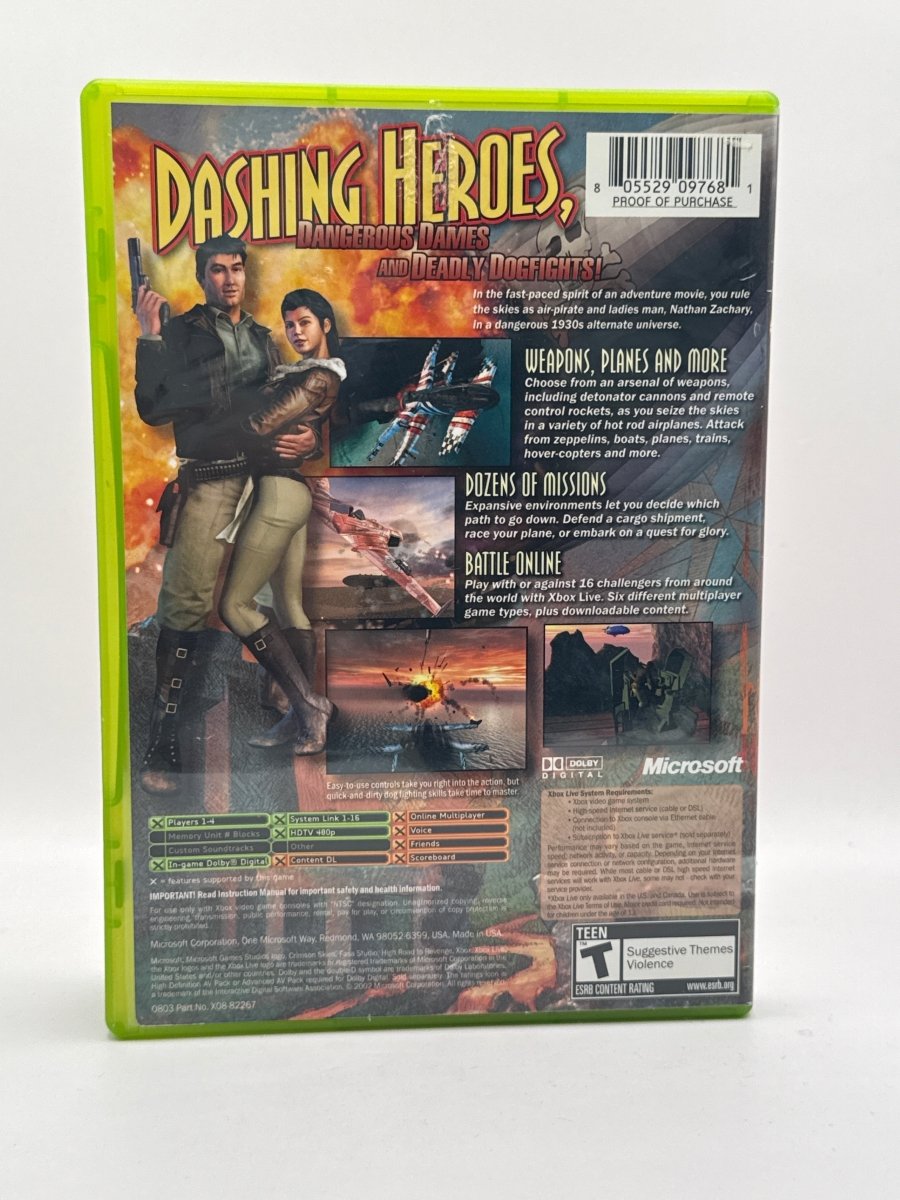 Crimson Skies CL03 (CIB) Original Xbox