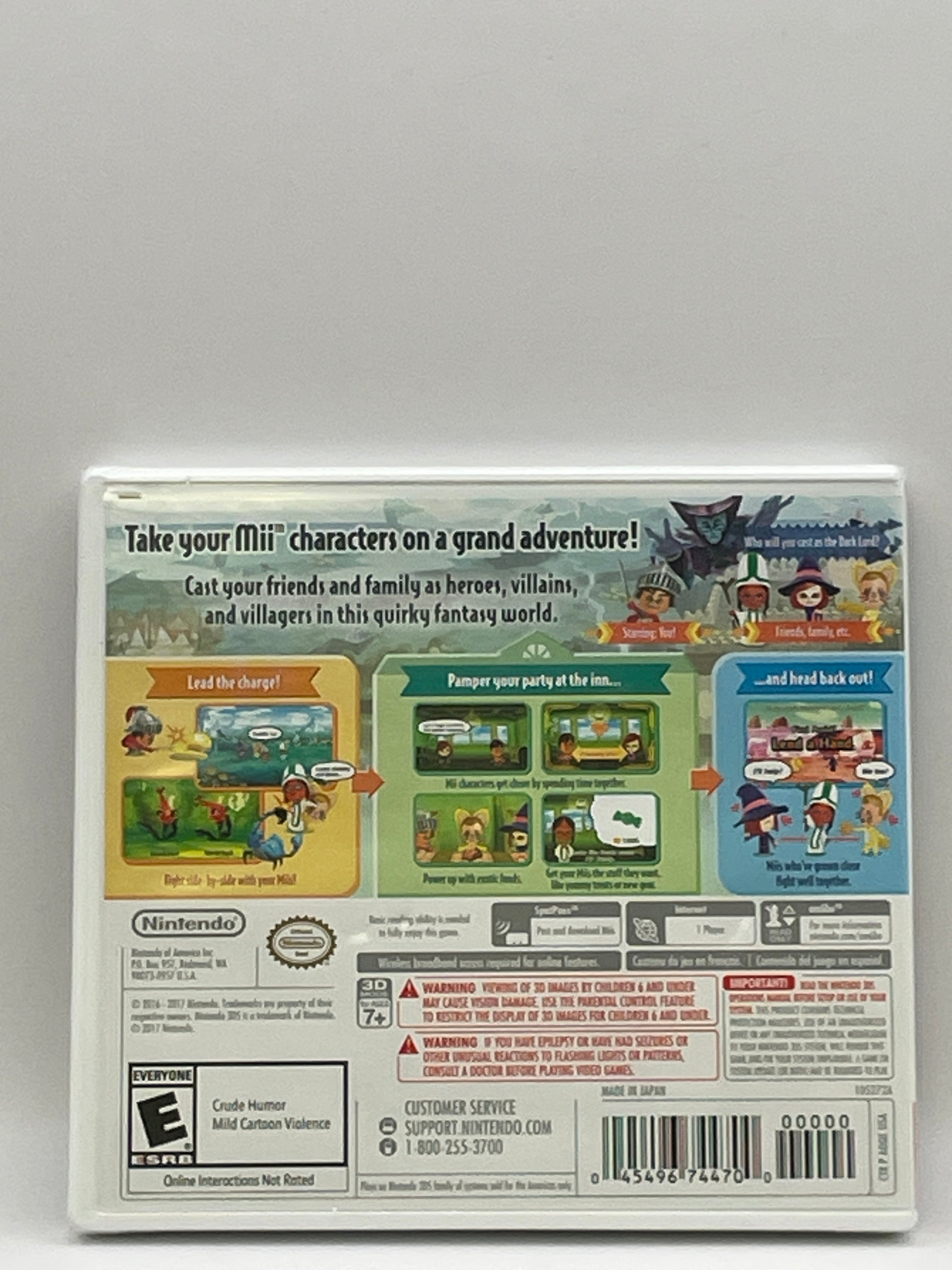 Miitopia CL01 (CIB) Nintendo 3DS