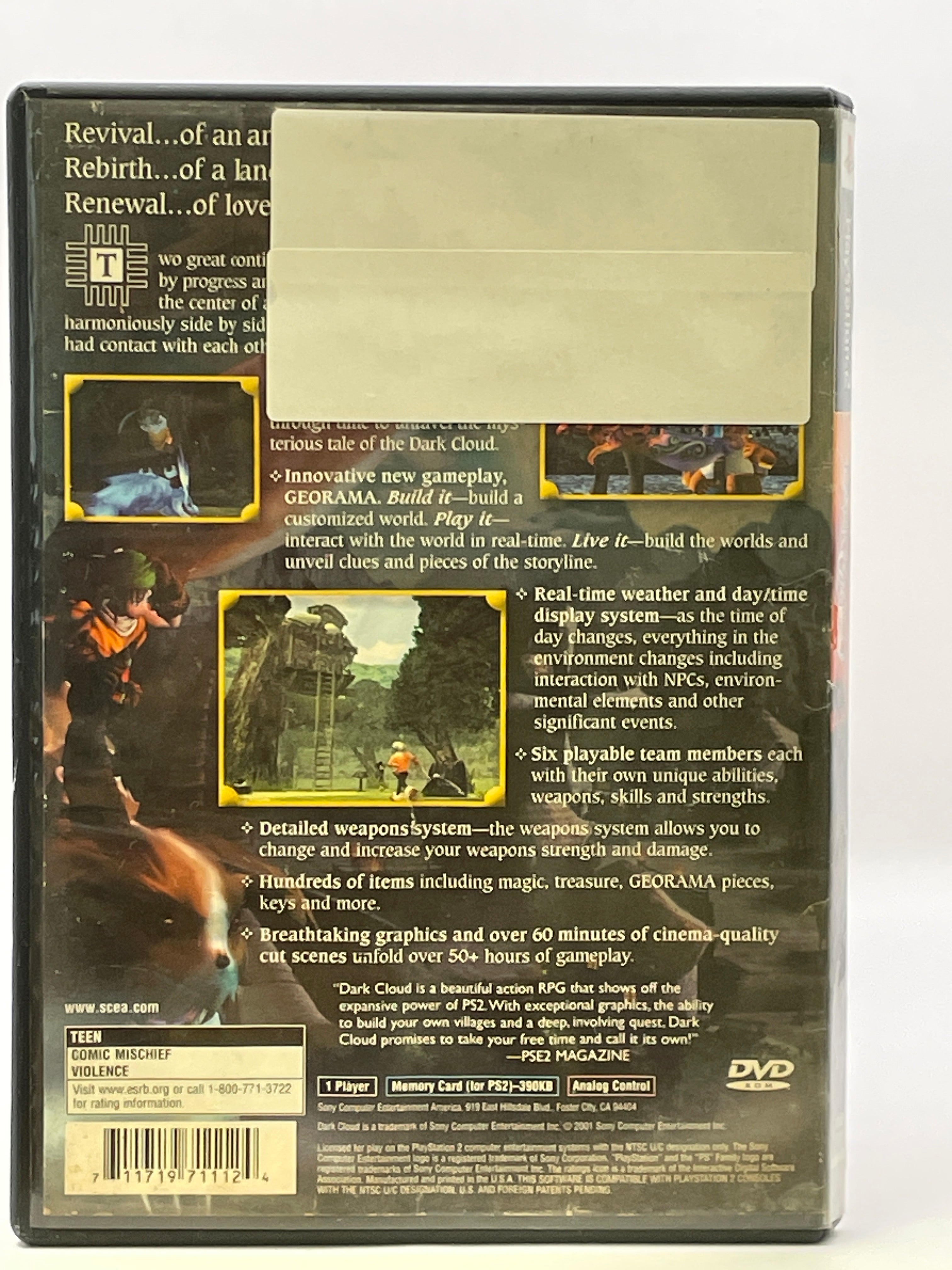 Dark Cloud CL01 (Missing Manual) PlayStation 2