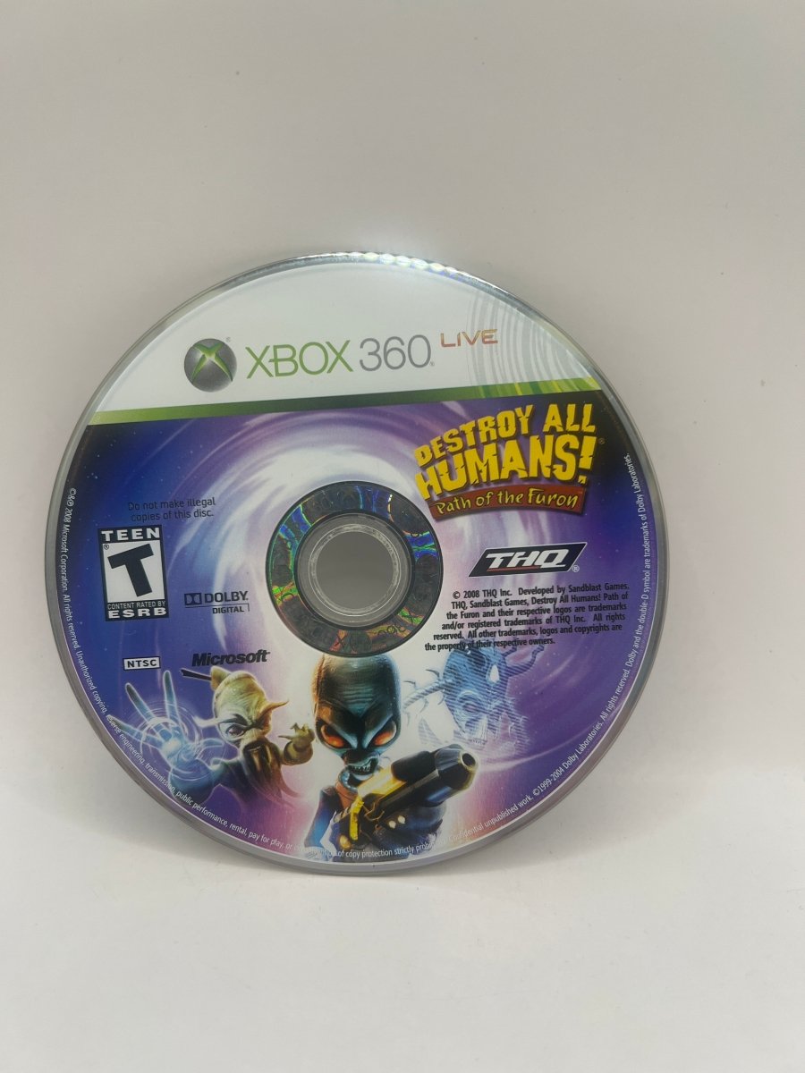 Destroy All Humans: Path of the Furon CL01 (Disc Only) Xbox 360