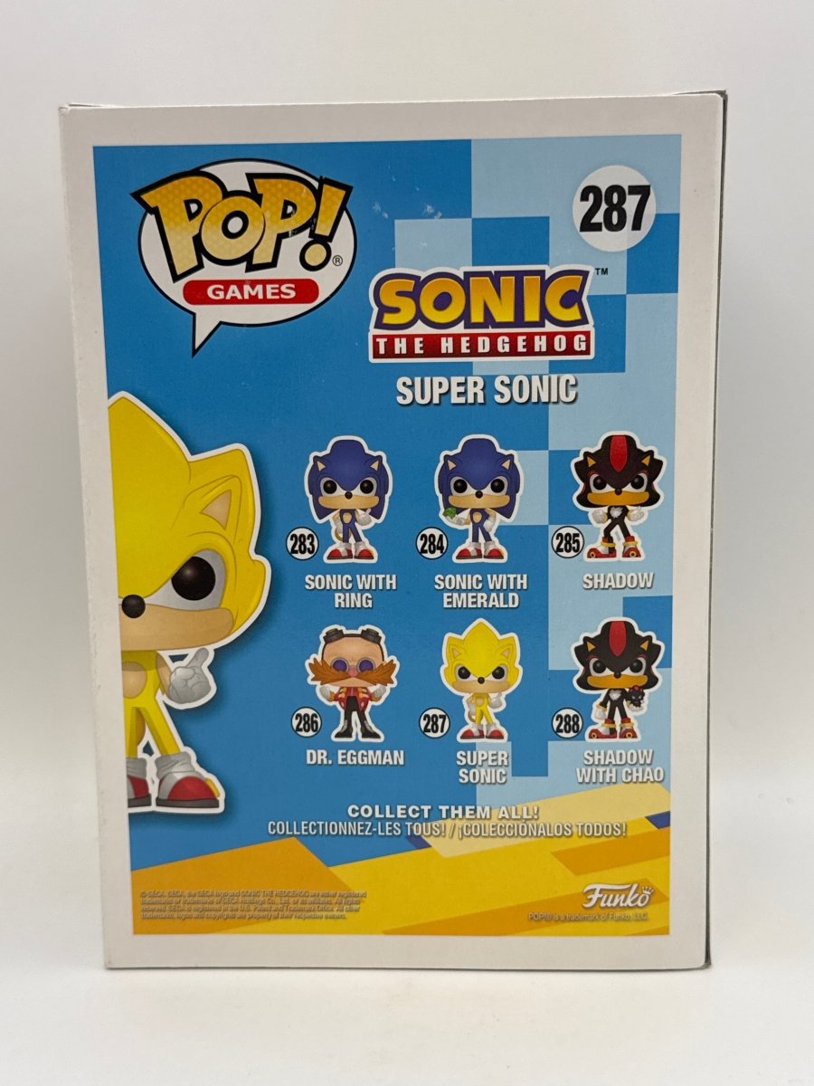 Sonic The Hedgehog: Super Sonic - GameStop Exclusive #287 Funko Pop